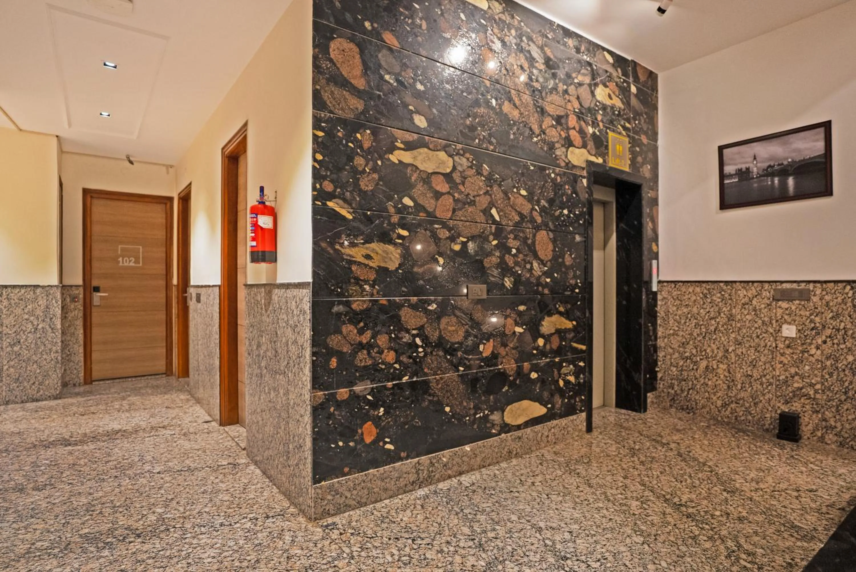 elevator in The Riverstone Inn