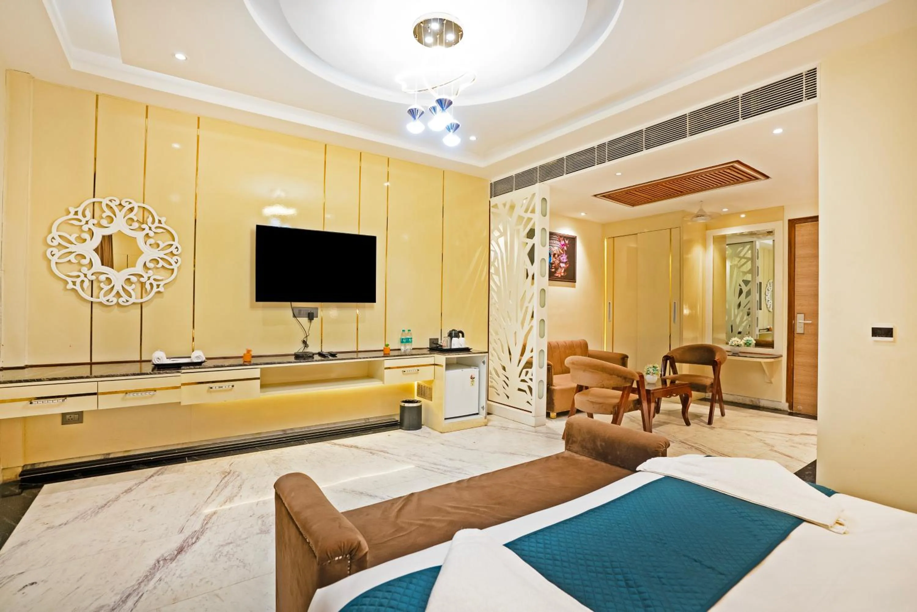 Bed in The Riverstone Inn