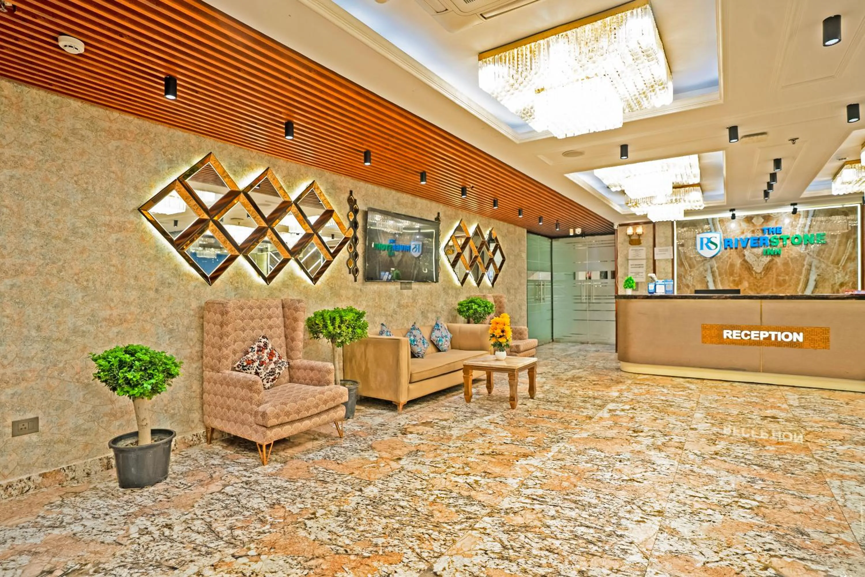 Lobby or reception in The Riverstone Inn