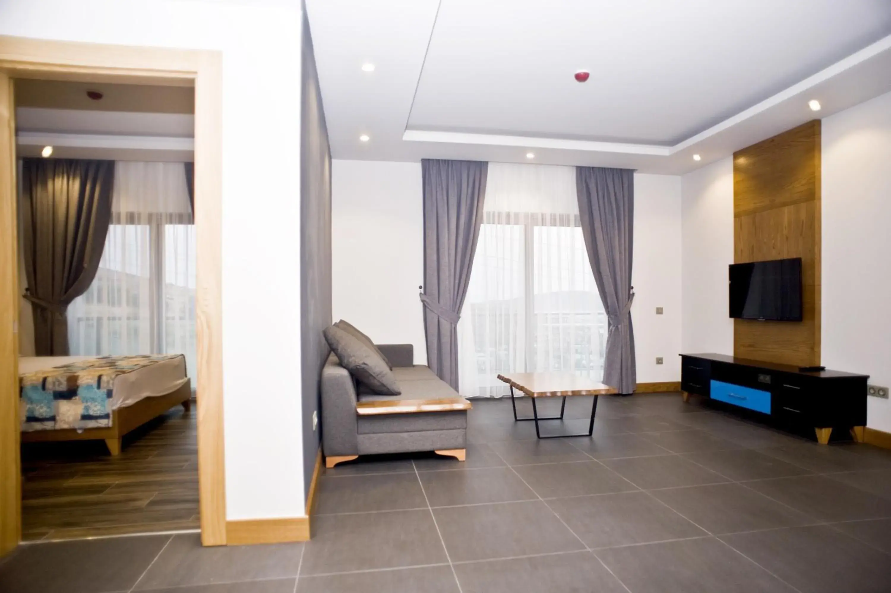 Bed in Degirmenburnu Residence Bed in Degirmenburnu Residence