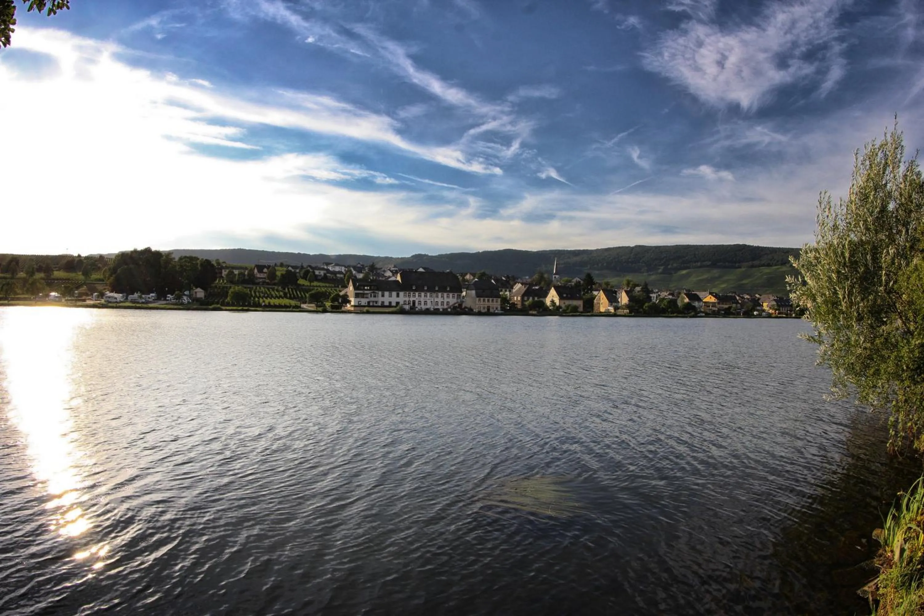 River view in Hotel- Weingut- Moselloreley