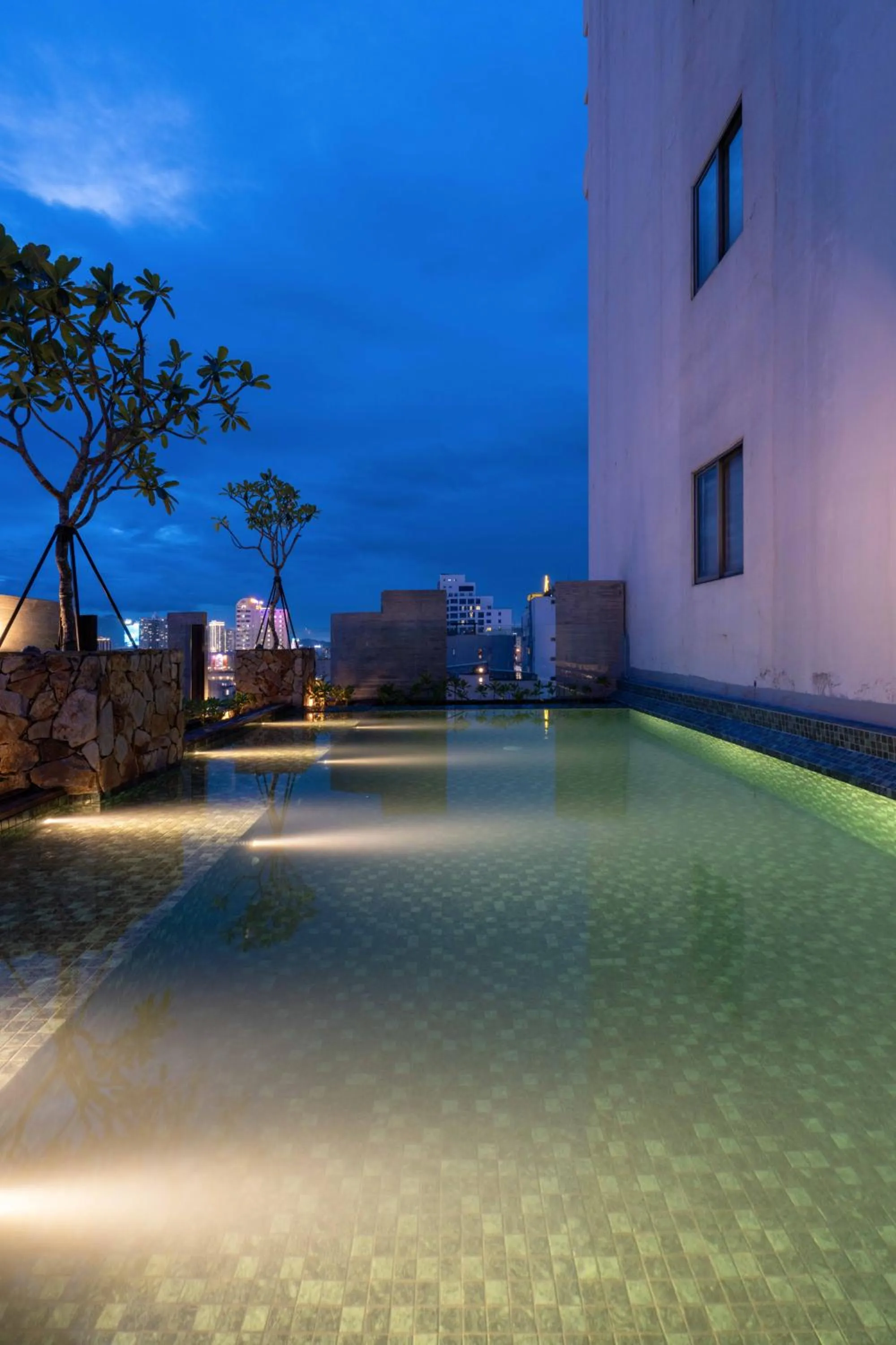 Swimming pool in Hôtel de Soie