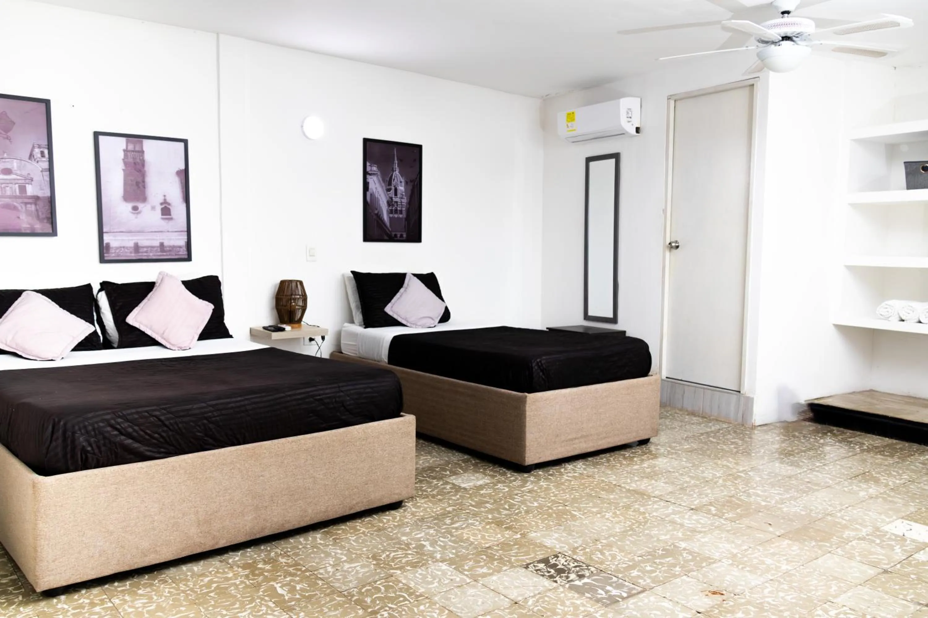 Bed in Hotel Casa Agena