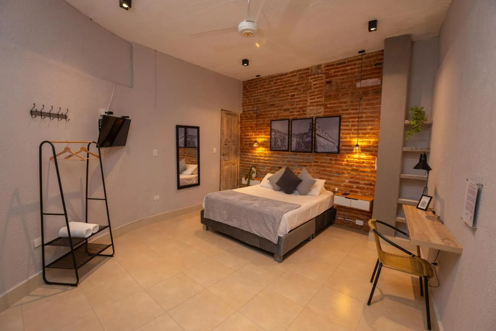 Bed in Hotel Casa Agena