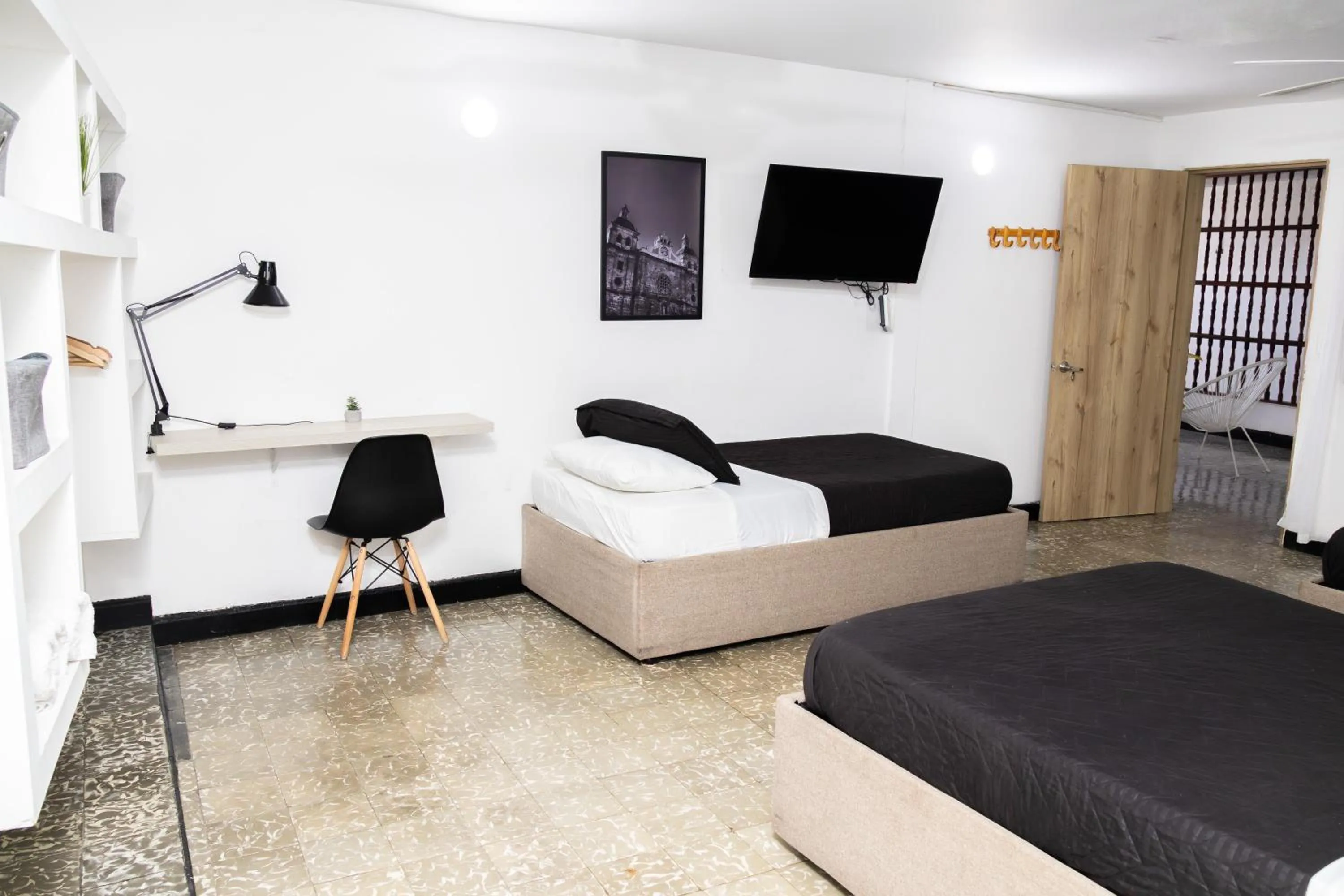 Seating area, Bed in Hotel Casa Agena