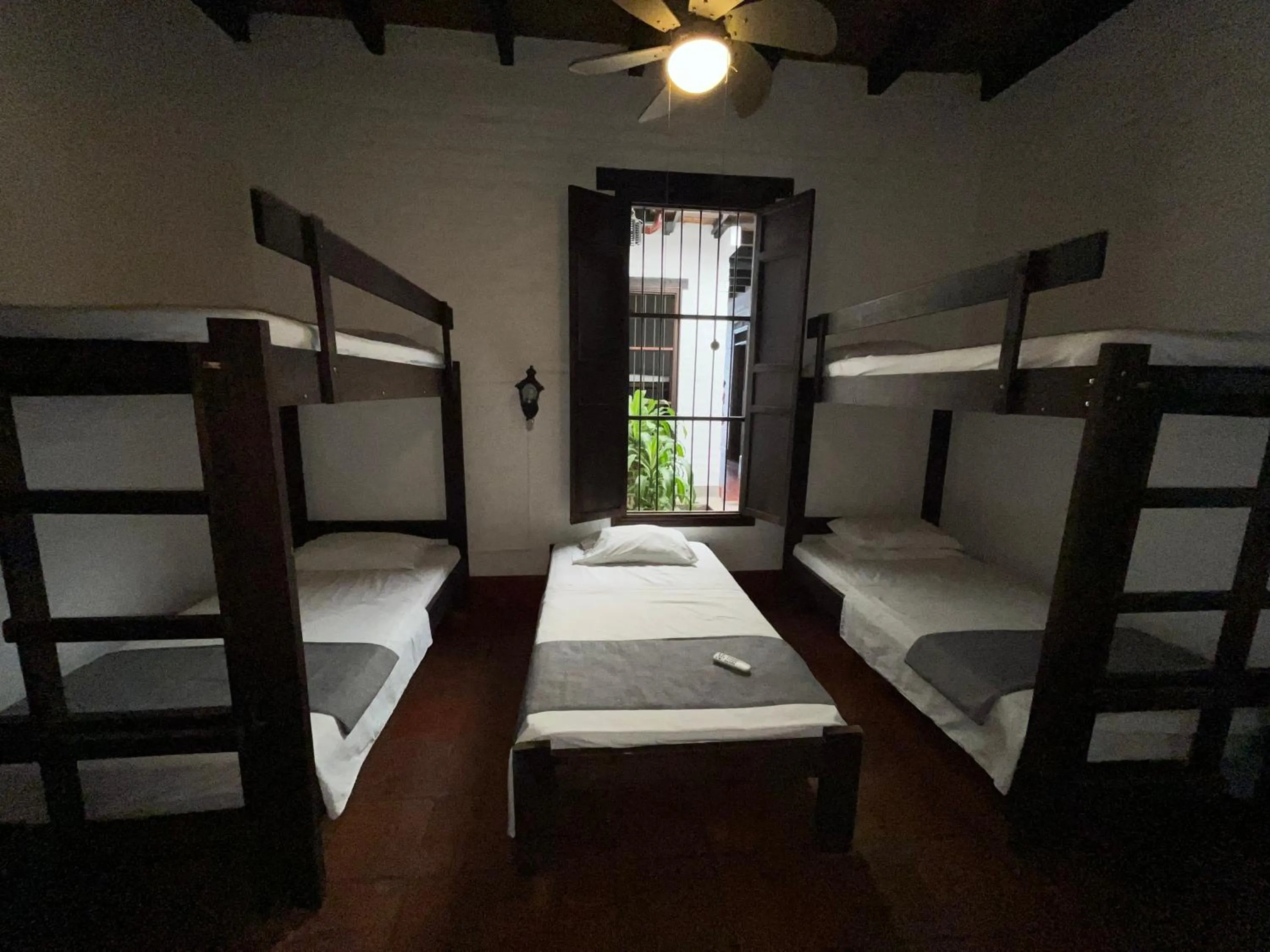 Bed in Hotel Colonial Palmira