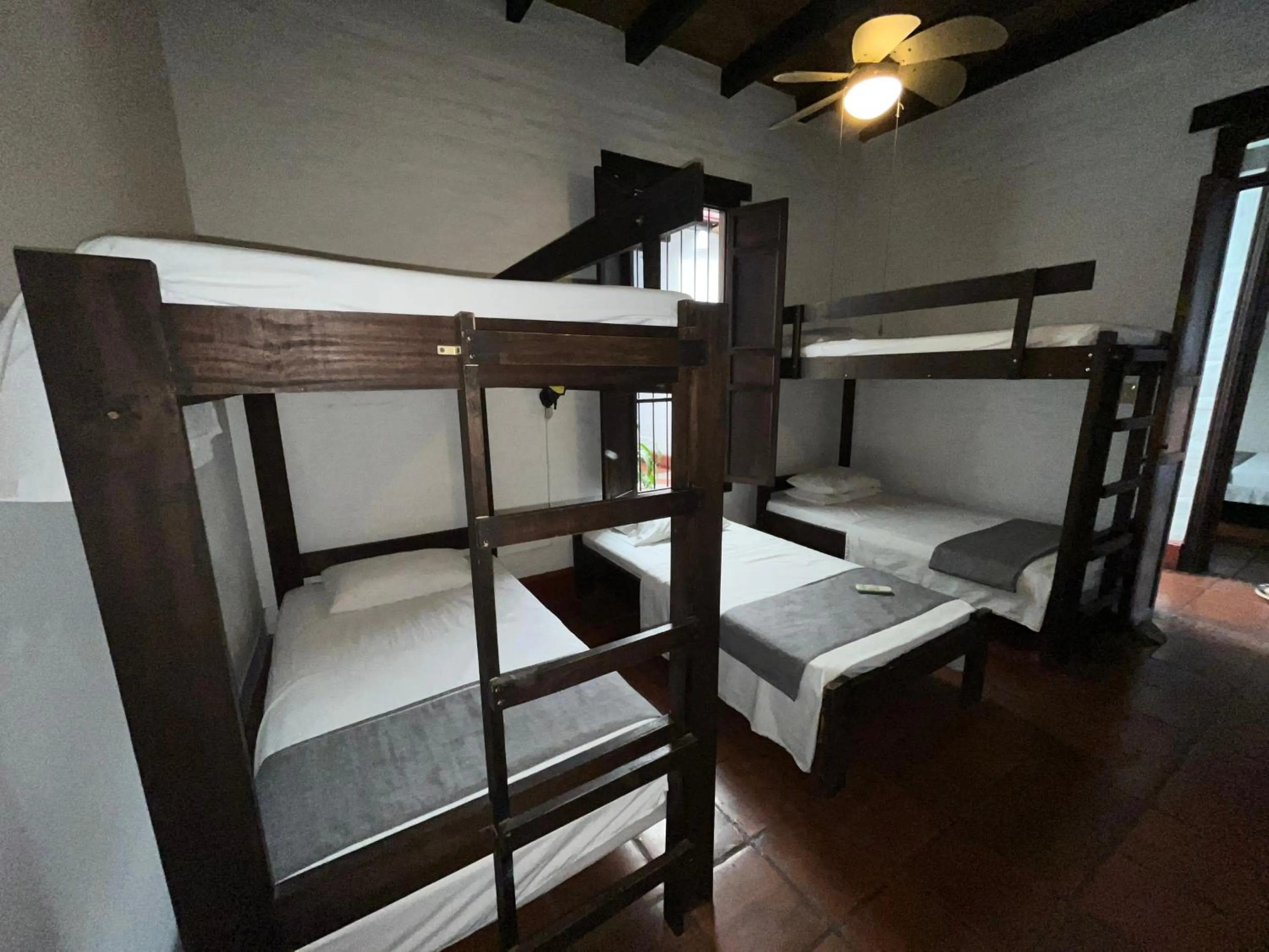 Bed in Hotel Colonial Palmira