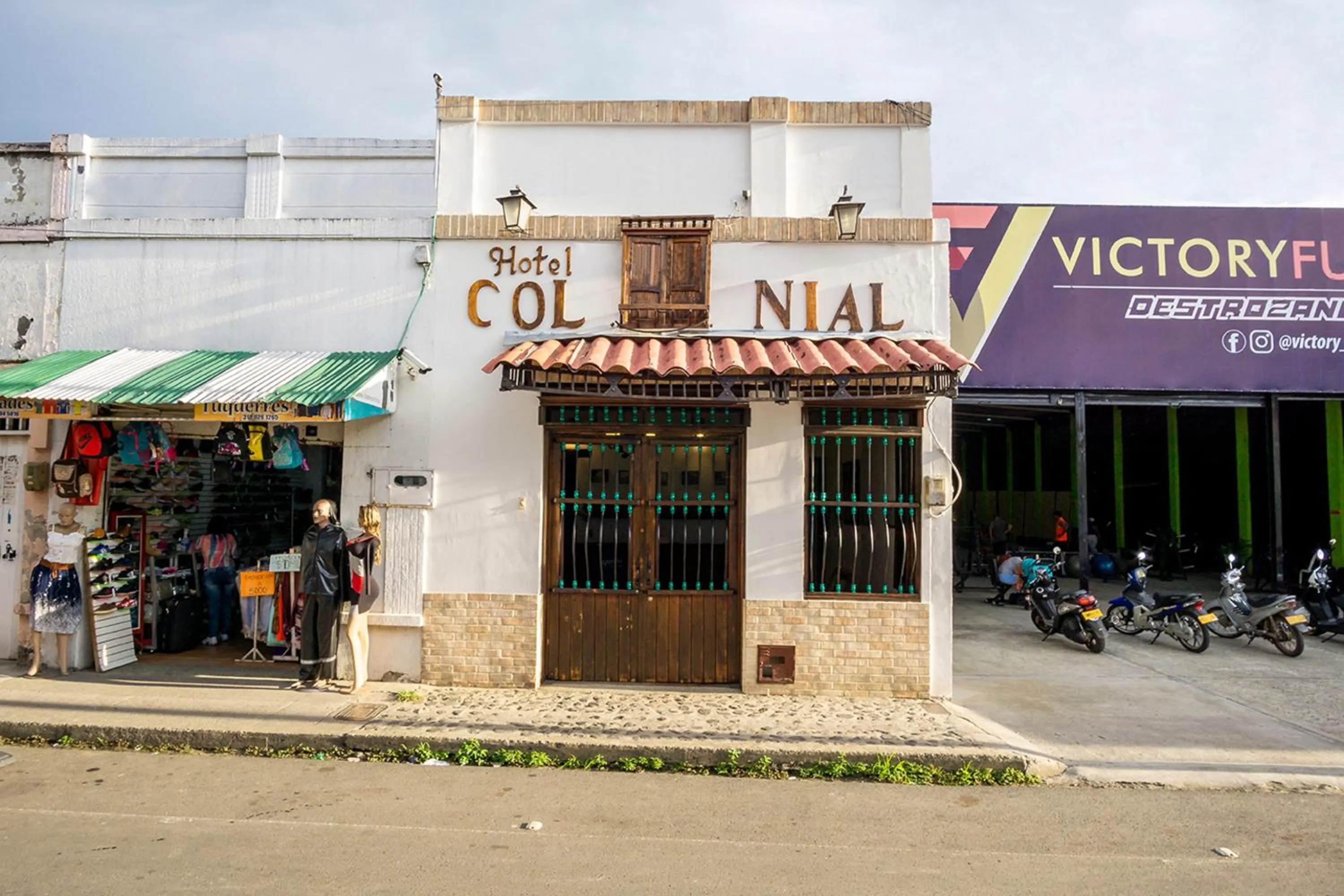 Facade/entrance in Hotel Colonial Palmira