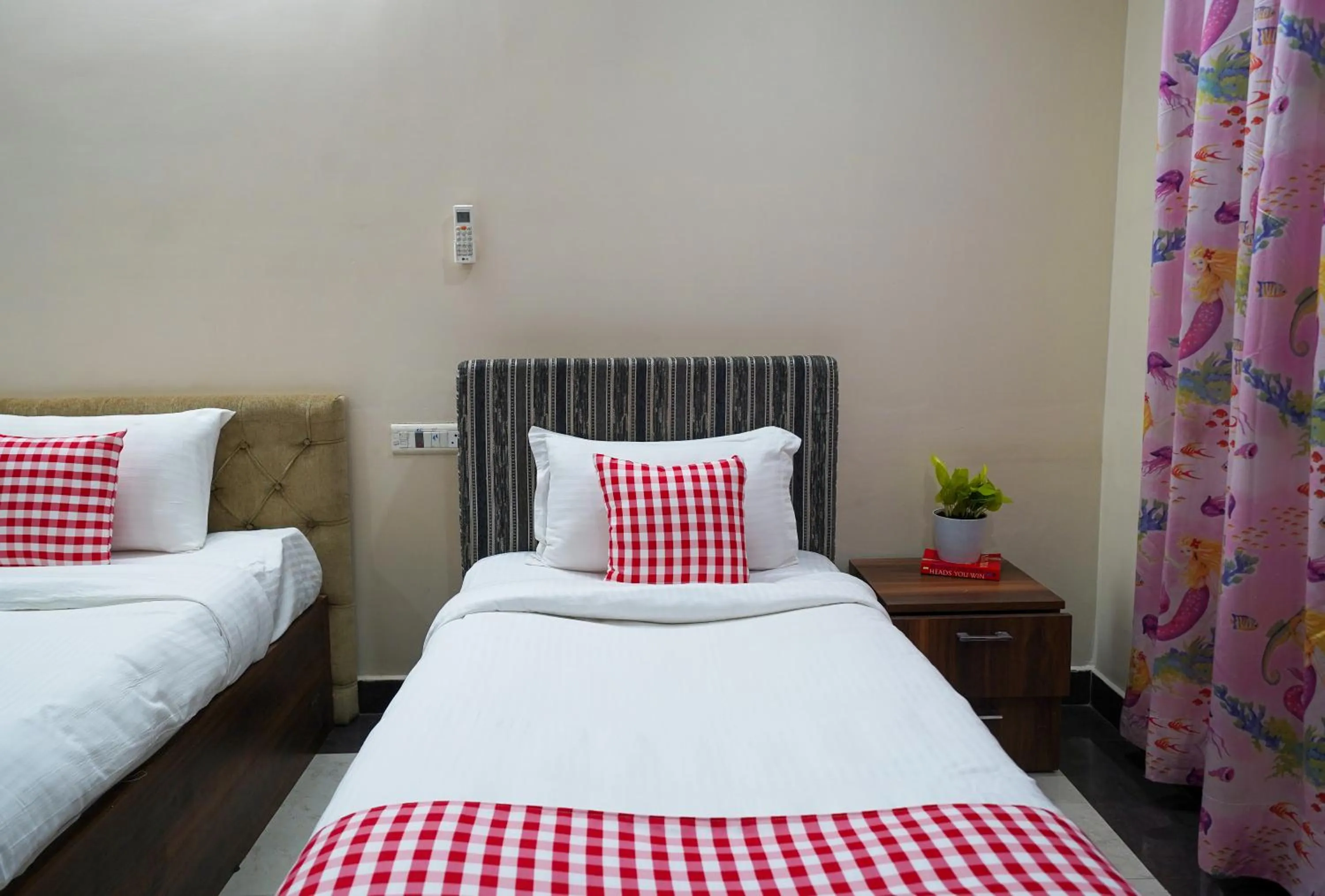 Bedroom, Bed in Open Hotel by Olive - Oceanic Vibes Hotel - RK Beach