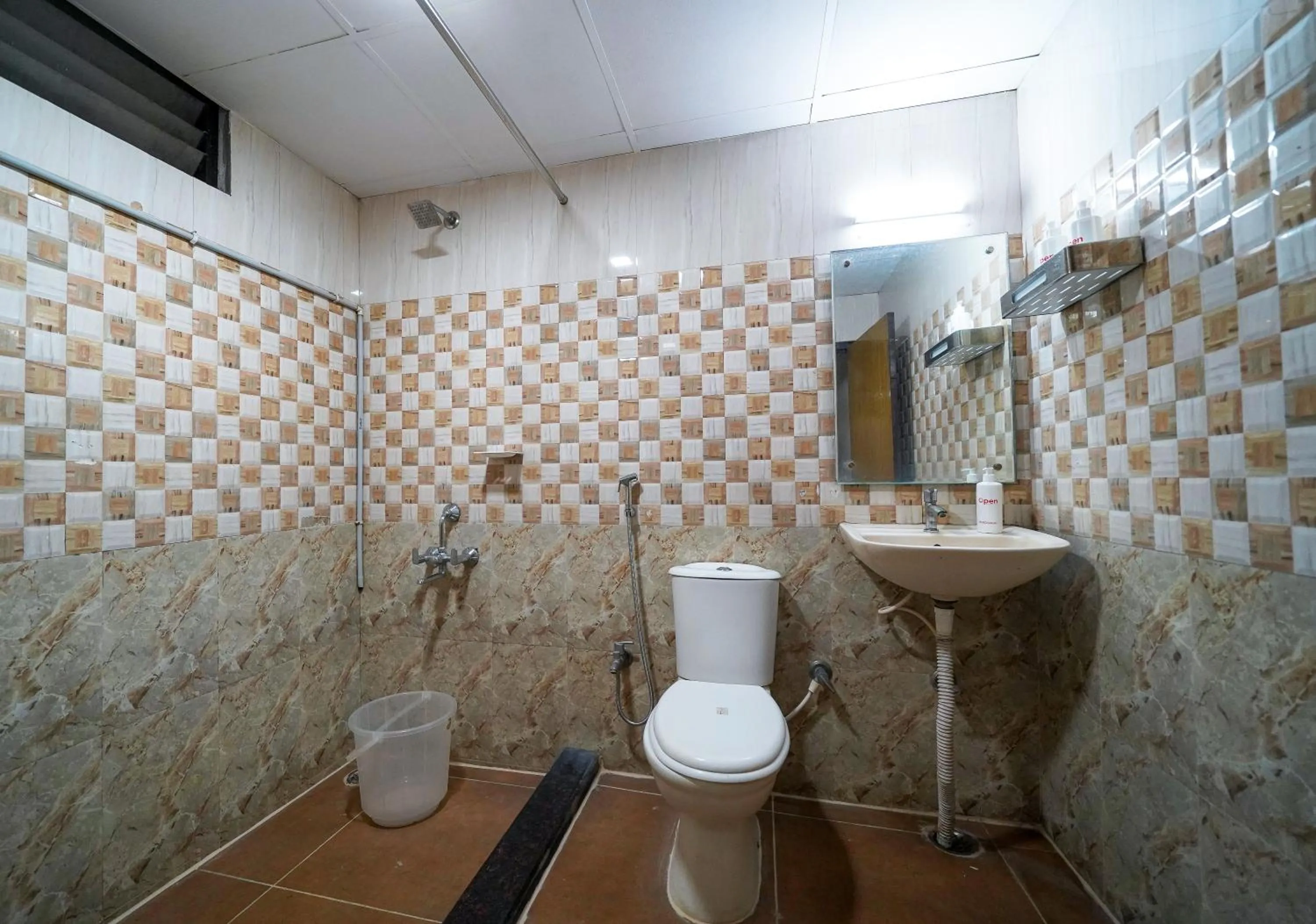 Toilet in Open Hotel by Olive - Oceanic Vibes Hotel - RK Beach