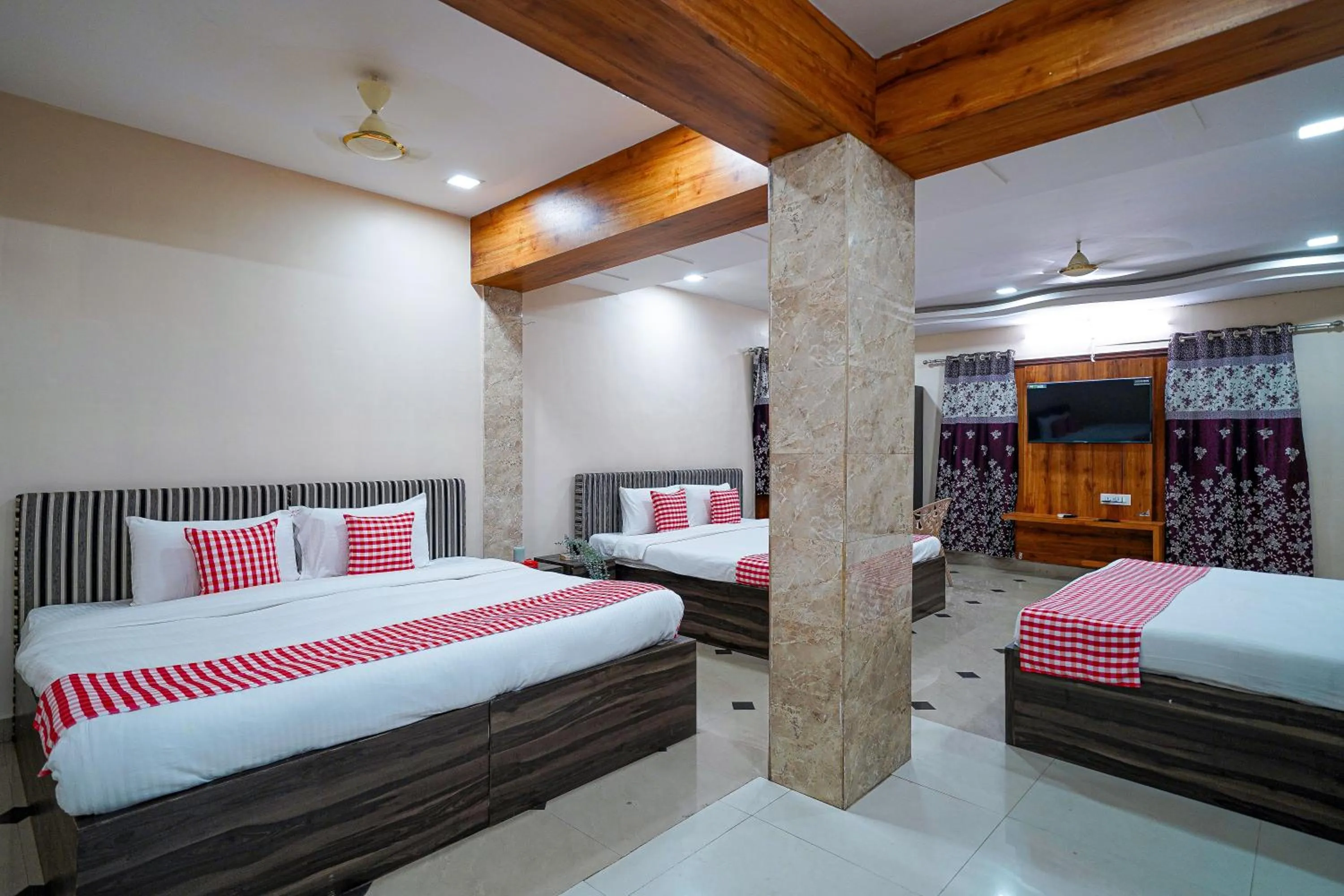 Bed in Open Hotel by Olive - Oceanic Vibes Hotel - RK Beach