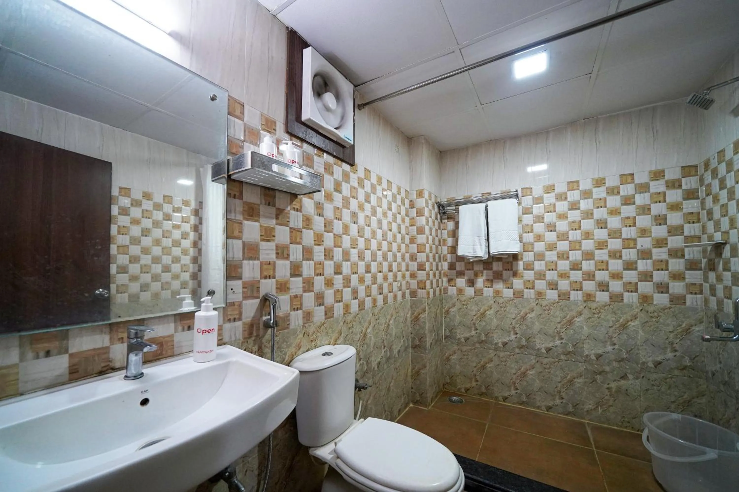 Shower in Open Hotel by Olive - Oceanic Vibes Hotel - RK Beach