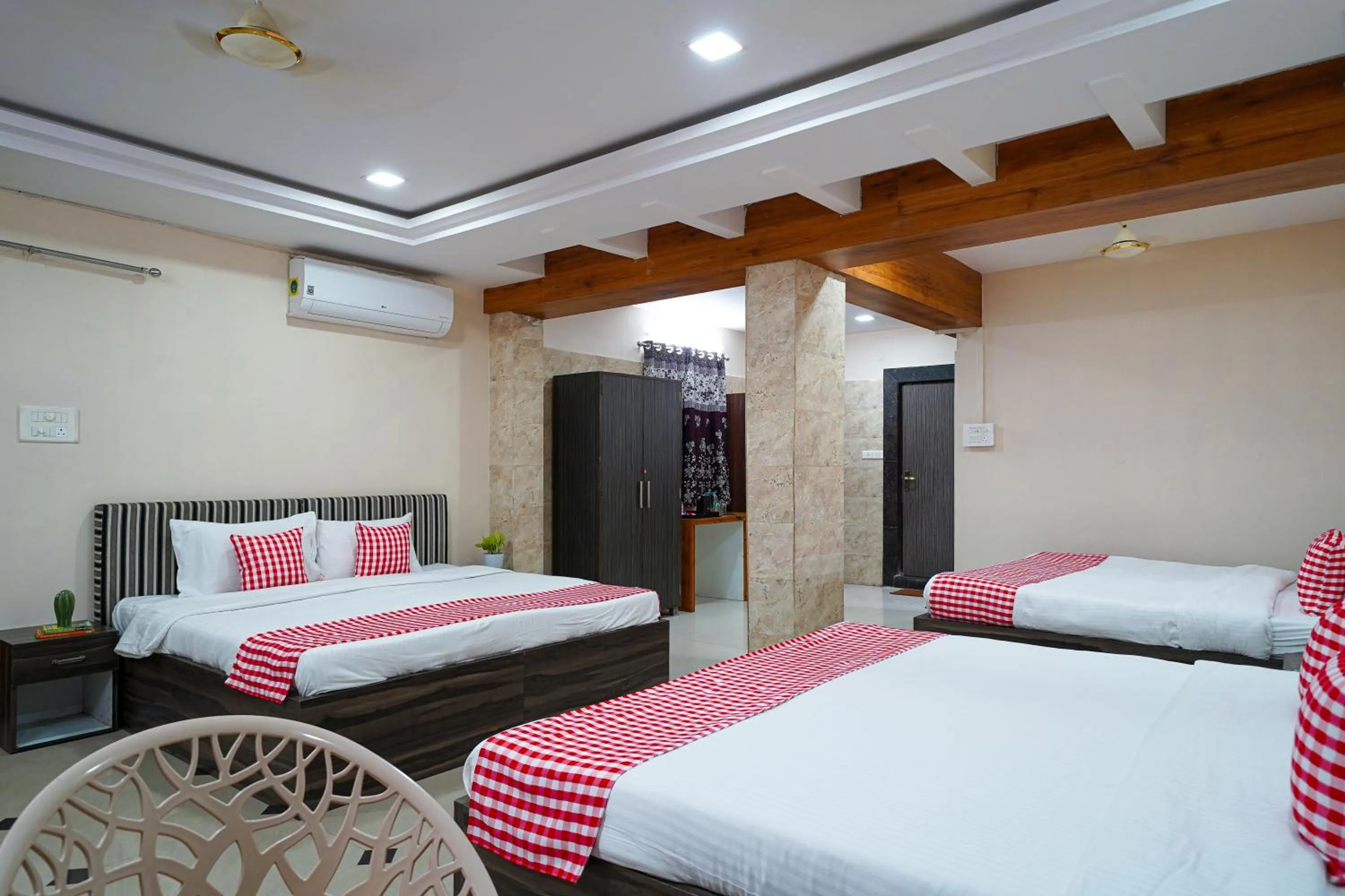 Bedroom, Bed in Open Hotel by Olive - Oceanic Vibes Hotel - RK Beach