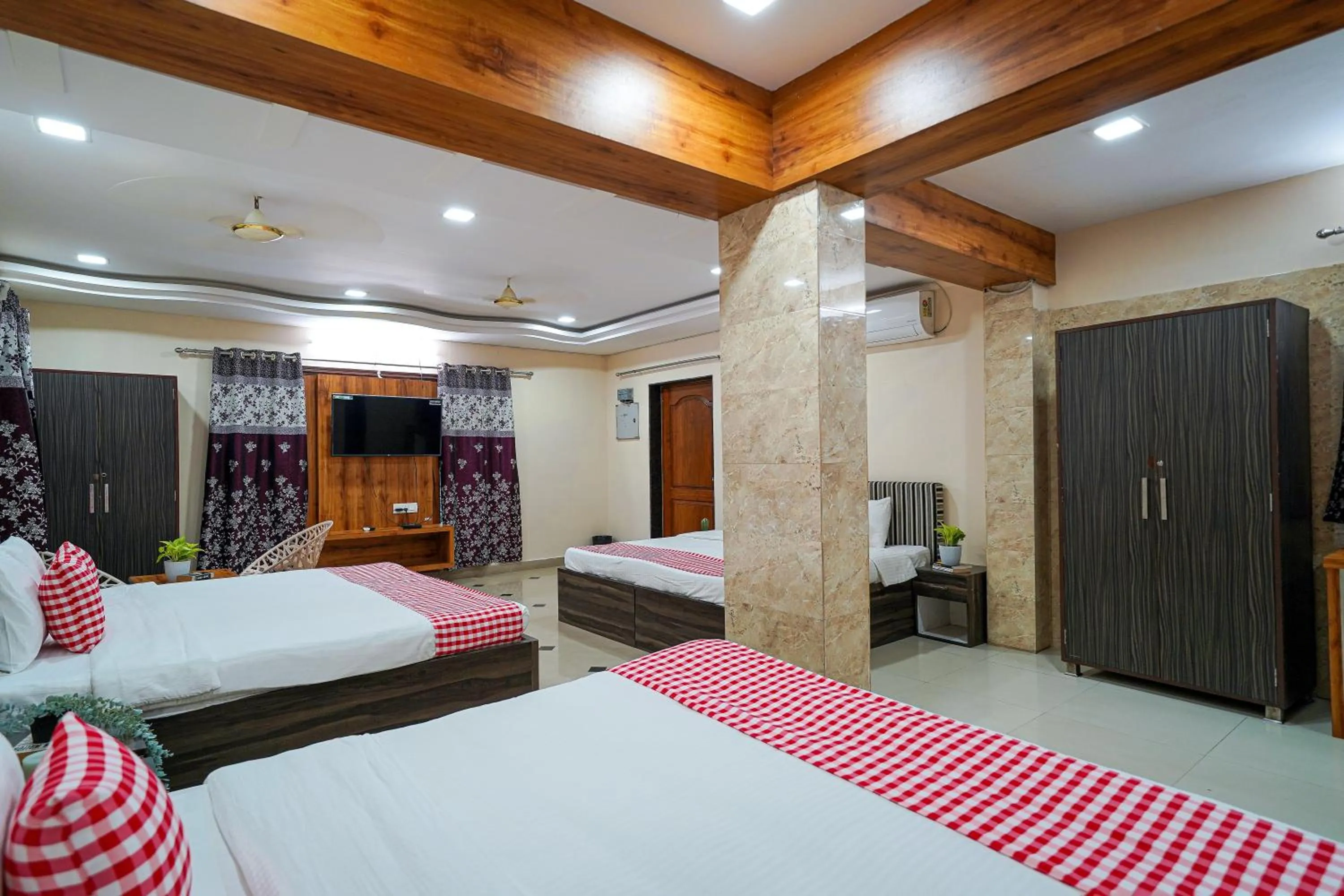 View (from property/room), Bed in Open Hotel by Olive - Oceanic Vibes Hotel - RK Beach