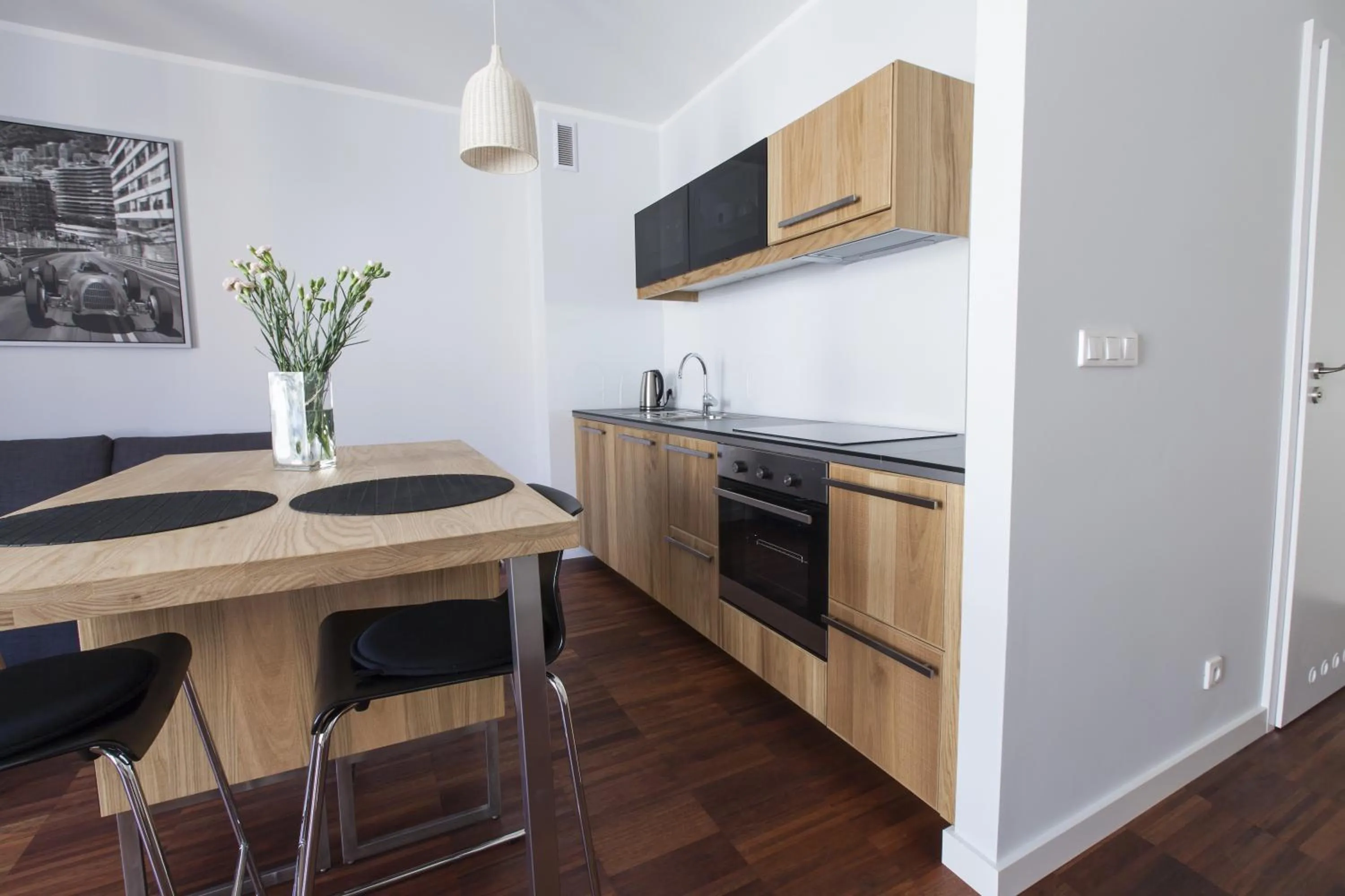 Kitchen or kitchenette in Homewell Apartments Stare Miasto
