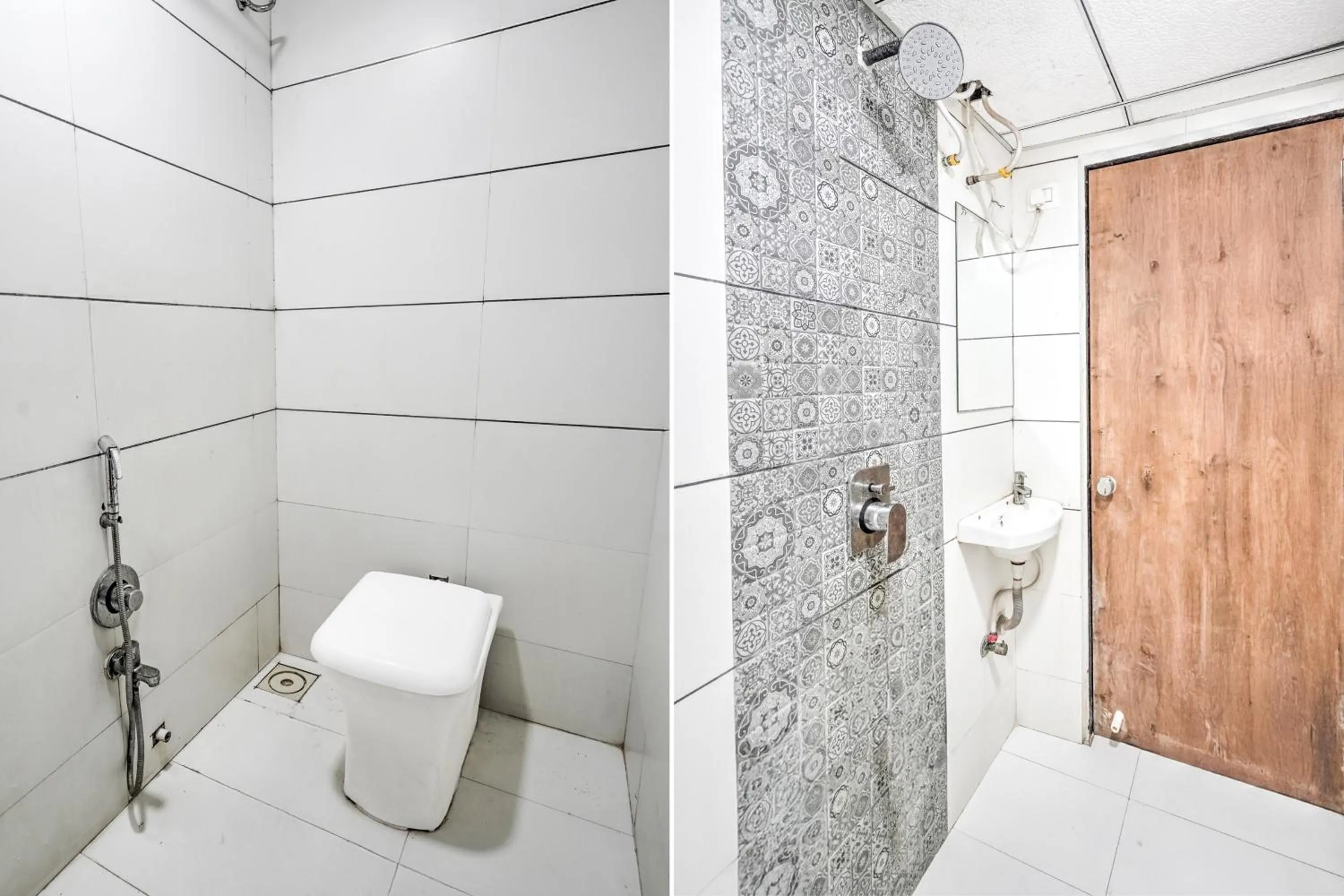 Bathroom in Hotel O Sneh Rashmi Botanical Garden Surat Formerly Stadium Plaza