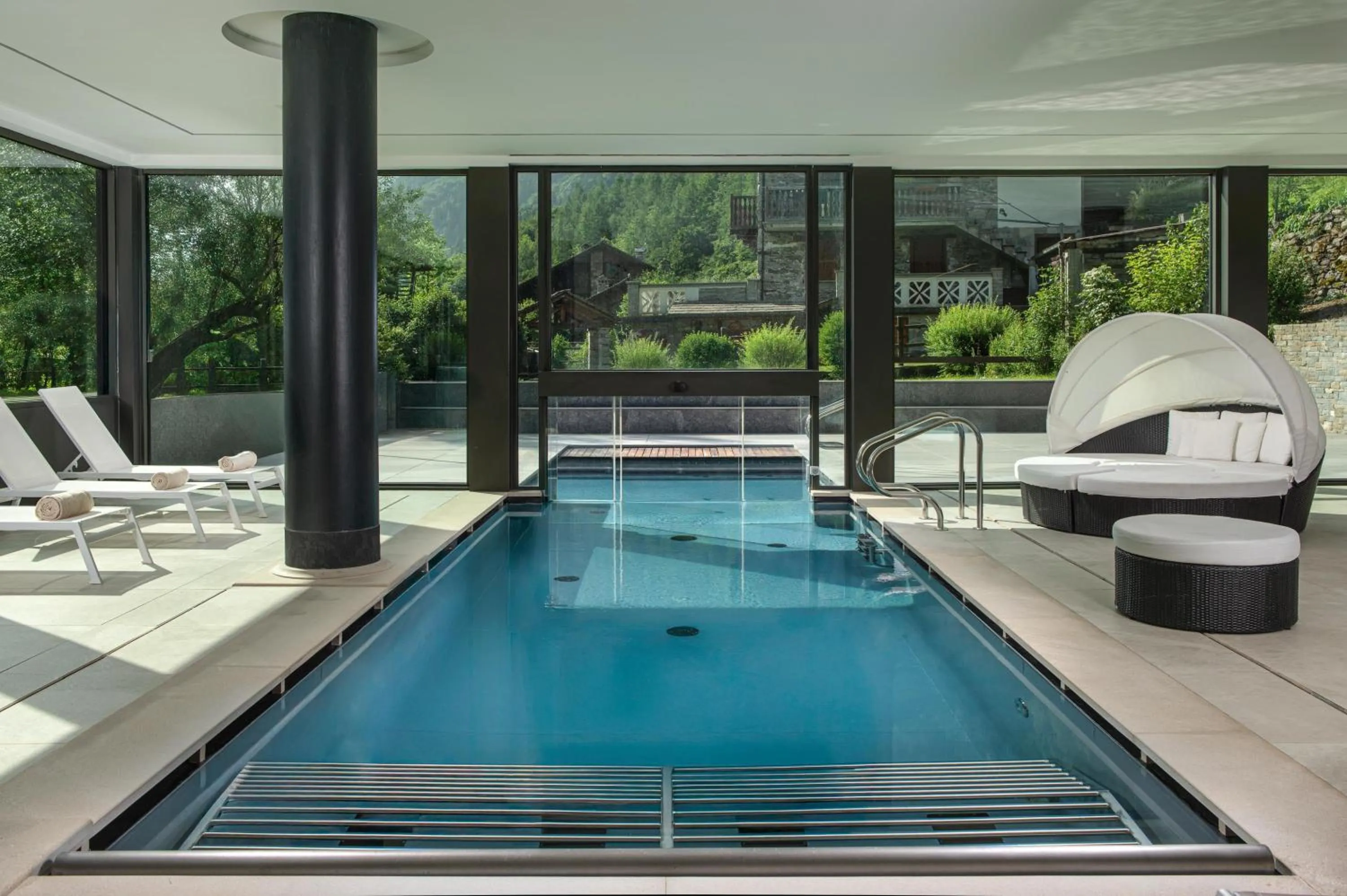 Spa and wellness centre/facilities in NH Collection Alagna Mirtillo Rosso