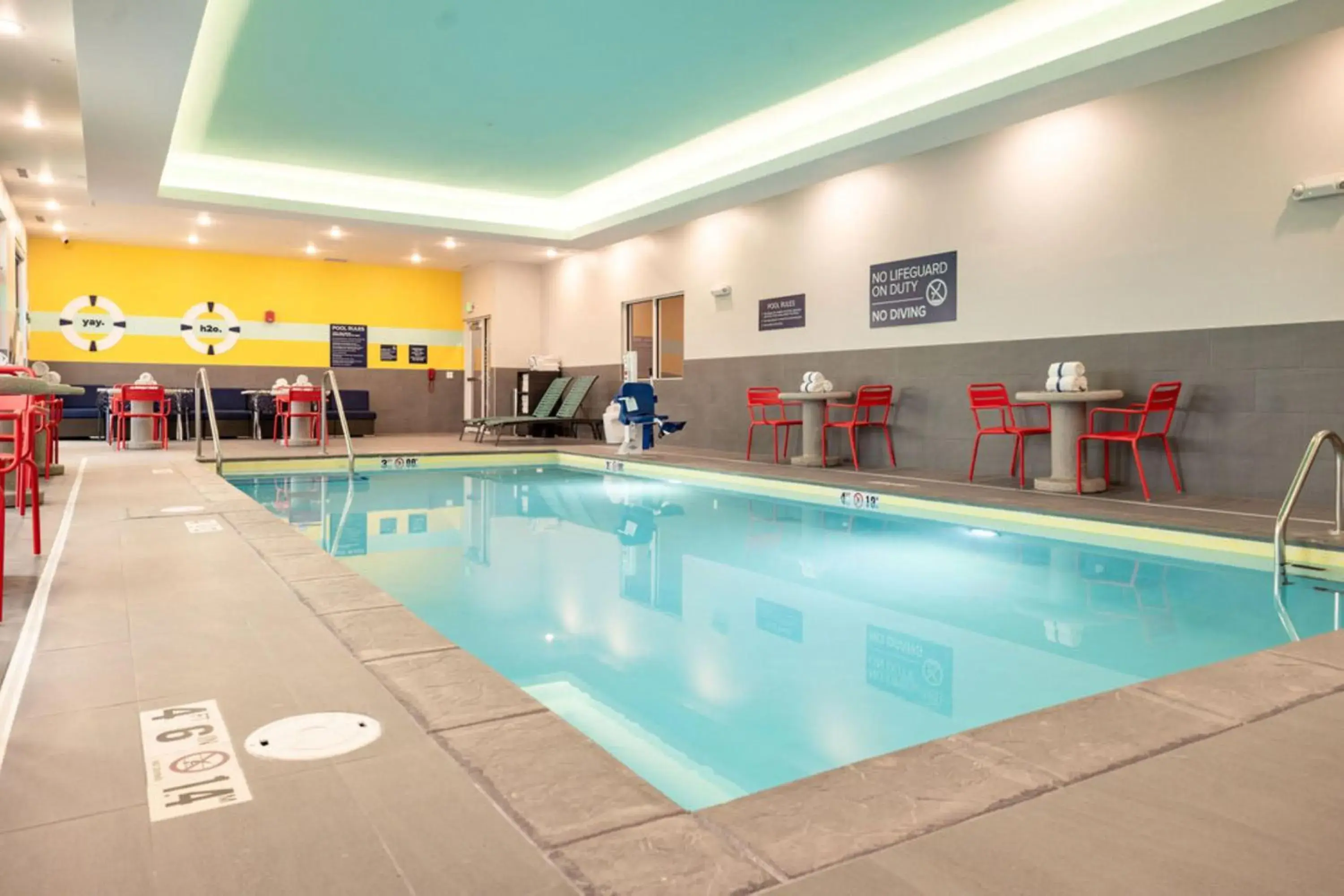 Pool view in Tru By Hilton Grimes Des Moines Pool view in Tru By Hilton Grimes Des Moines