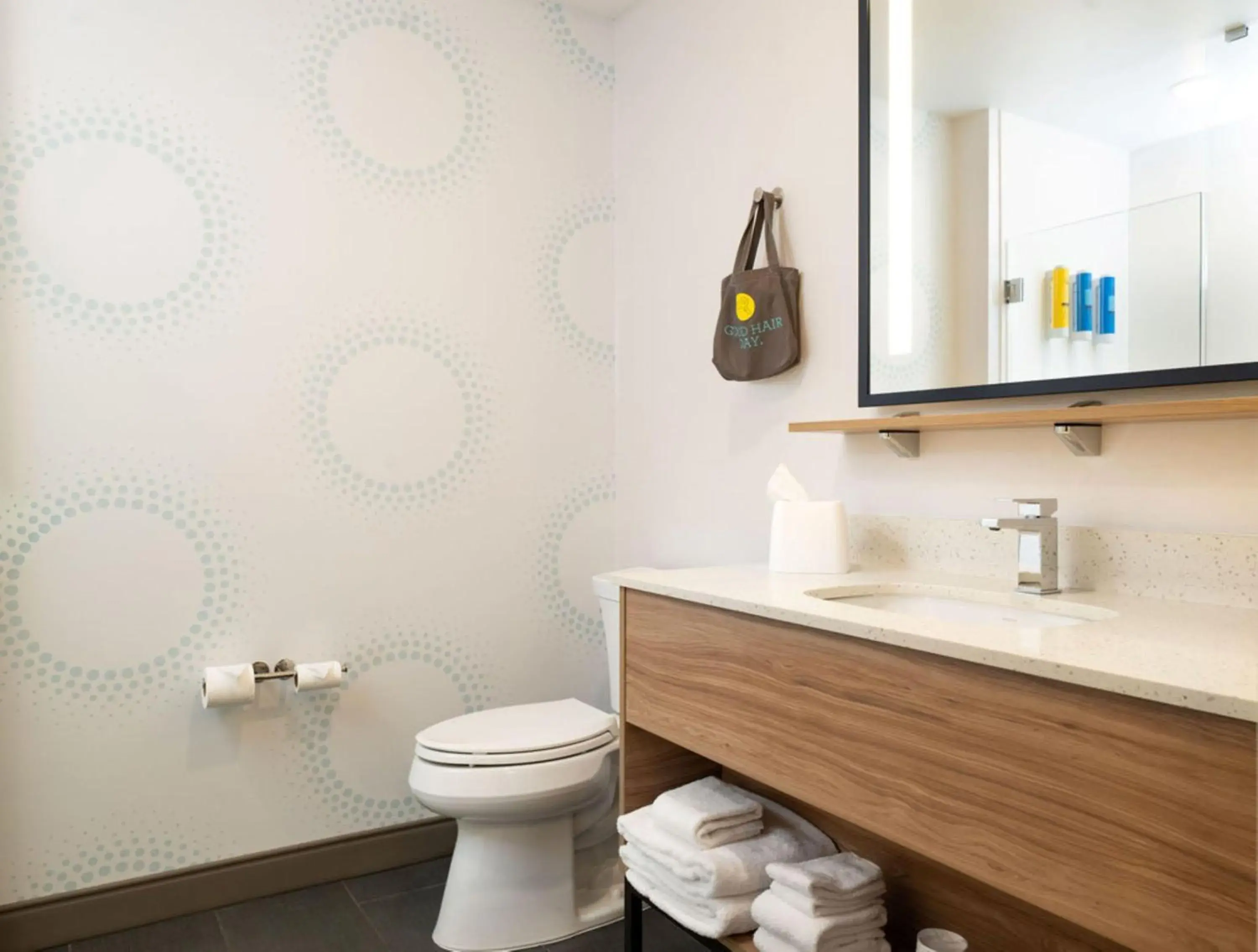 Bathroom in Tru By Hilton Grimes Des Moines Bathroom in Tru By Hilton Grimes Des Moines