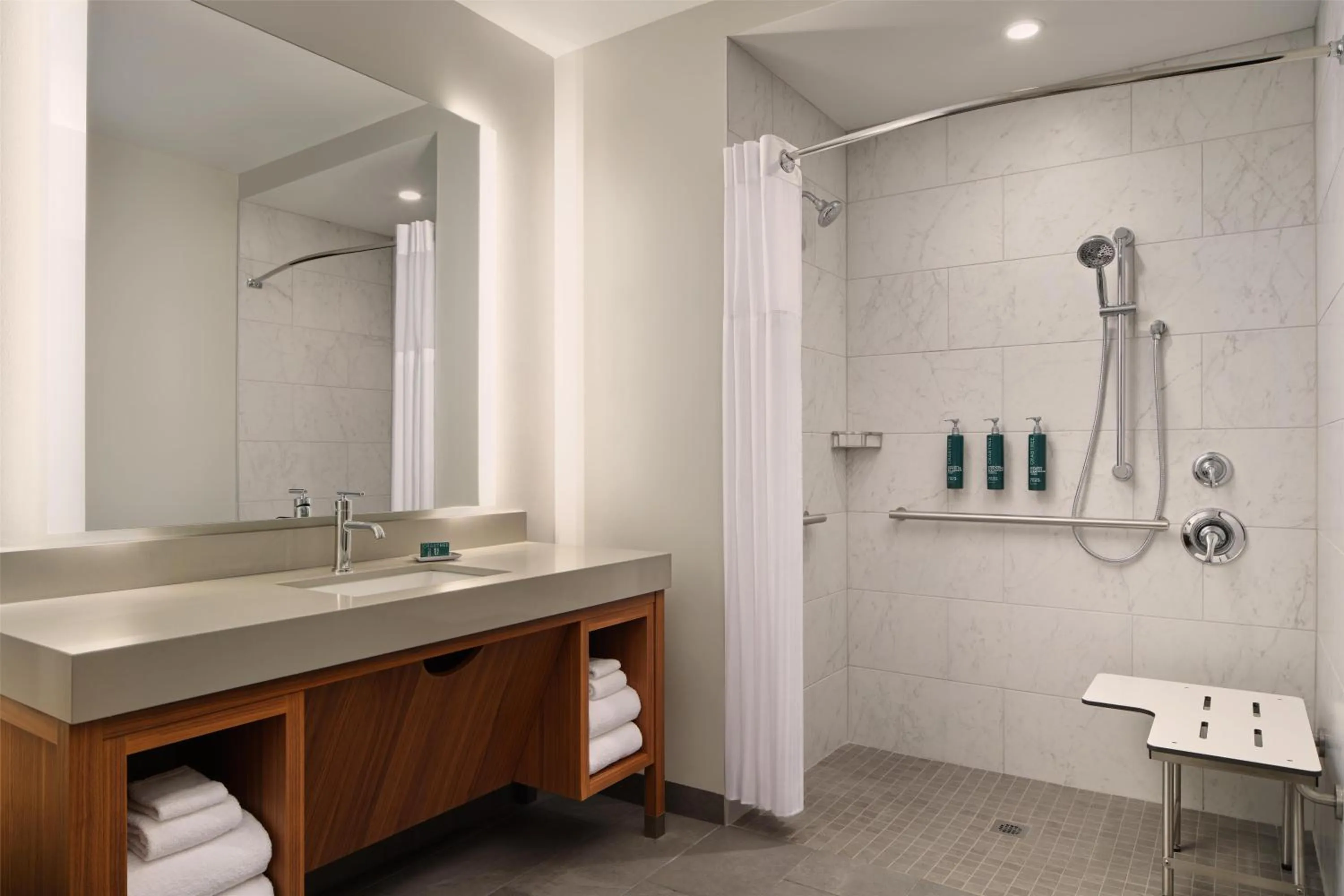 Bathroom in Doubletree By Hilton Greenville Airport