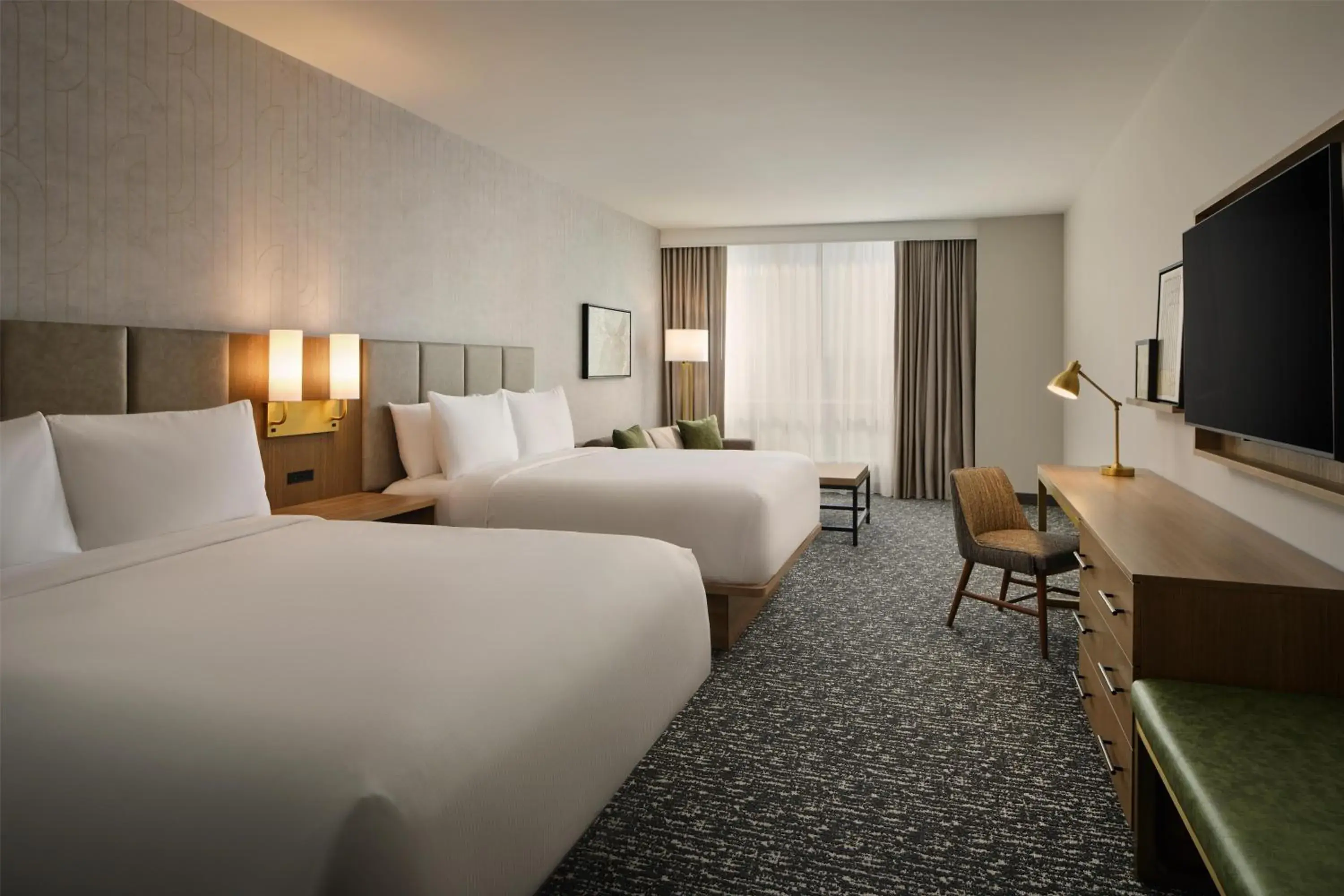 Queen Studio with Two Queen Beds and Sofa Bed in Doubletree By Hilton Greenville Airport Queen Studio with Two Queen Beds and Sofa Bed in Doubletree By Hilton Greenville Airport
