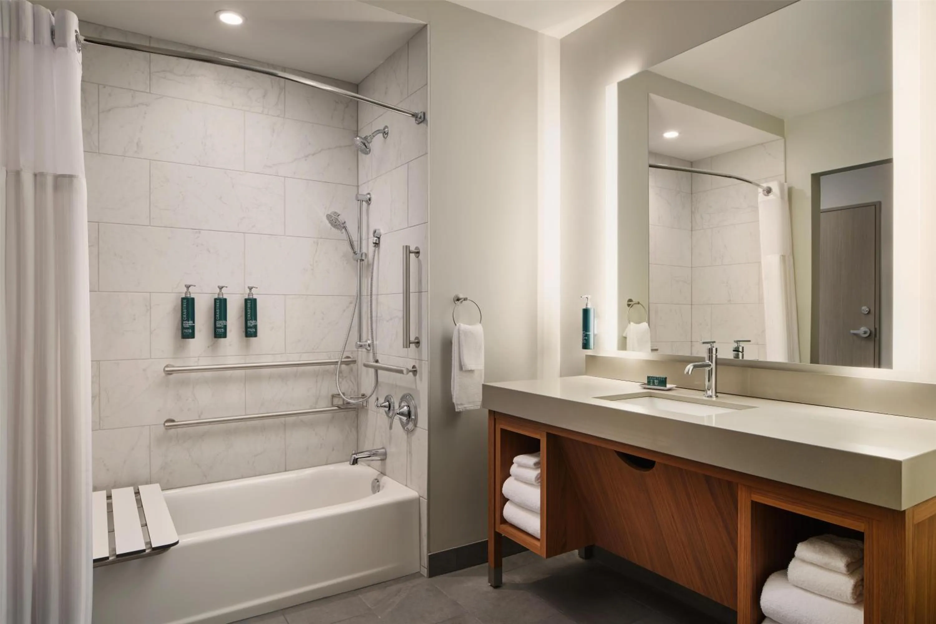 Bathroom in Doubletree By Hilton Greenville Airport