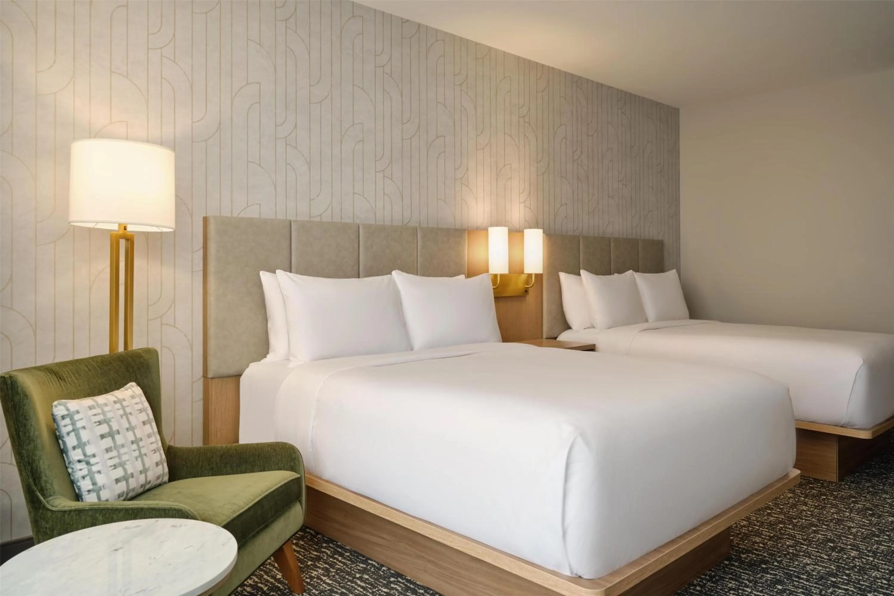 Bed in Doubletree By Hilton Greenville Airport