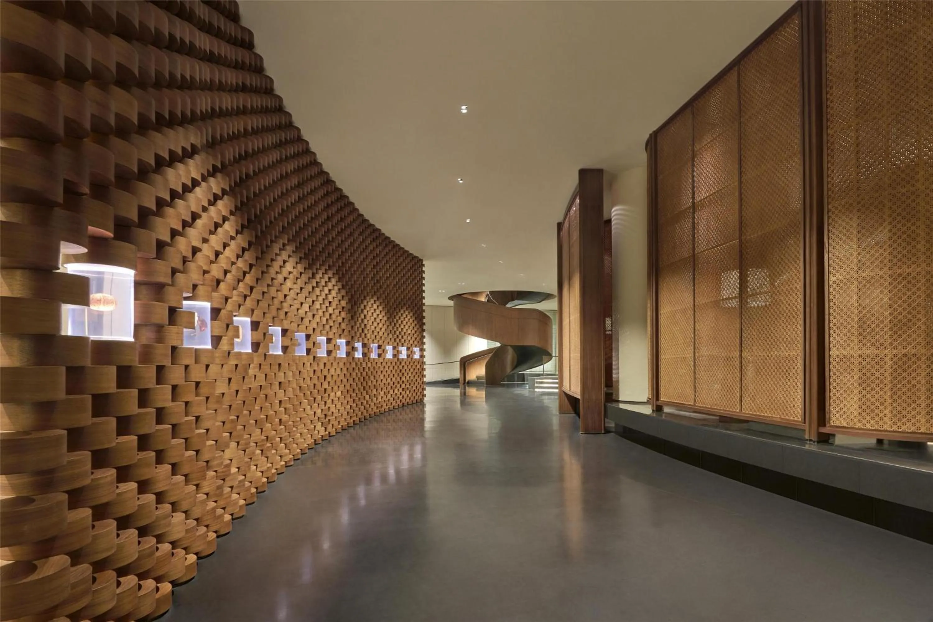 Lobby or reception in Shu Hua Hotel Tianmu Mountain, Curio Collection By Hilton