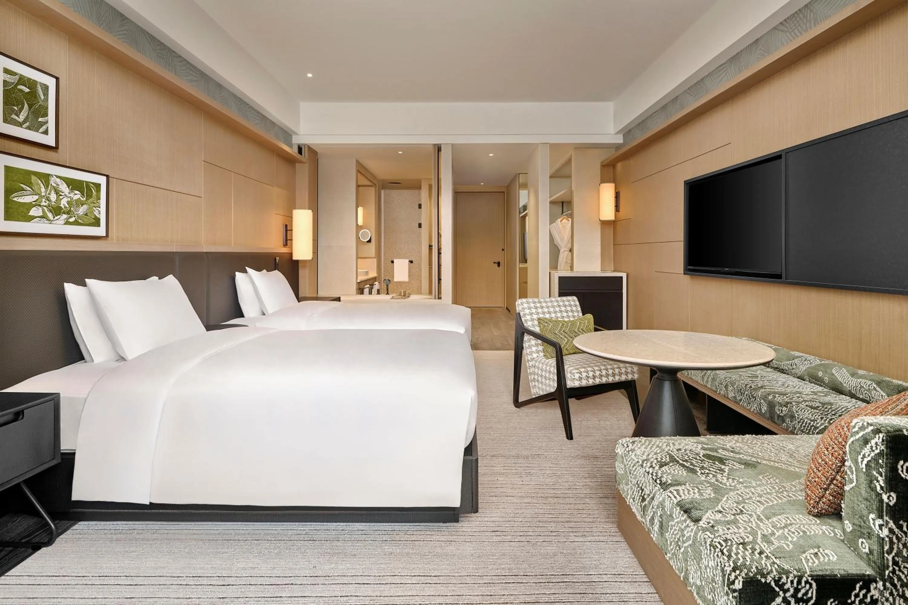 Bed in Shu Hua Hotel Tianmu Mountain, Curio Collection By Hilton