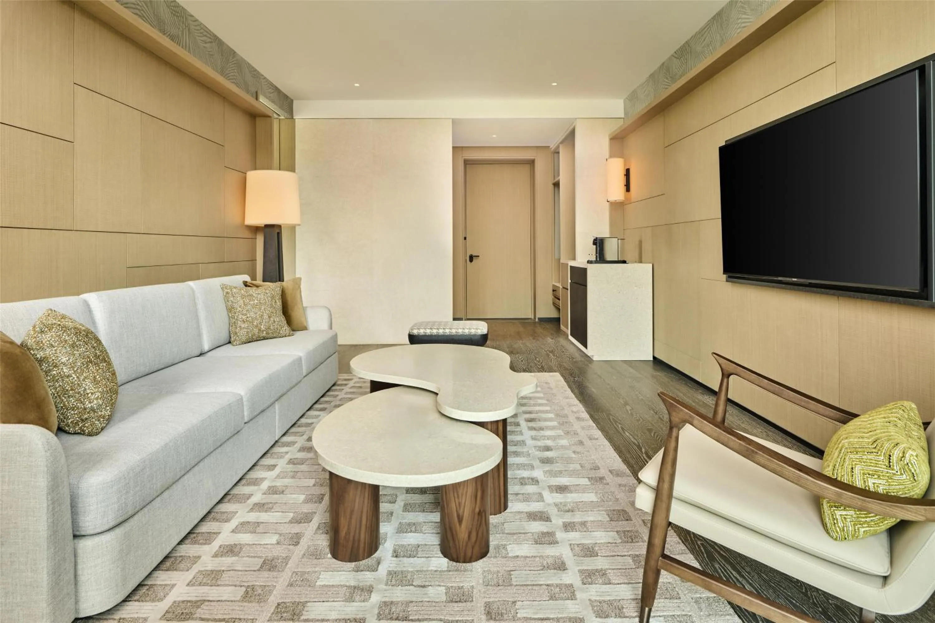 Living room in Shu Hua Hotel Tianmu Mountain, Curio Collection By Hilton