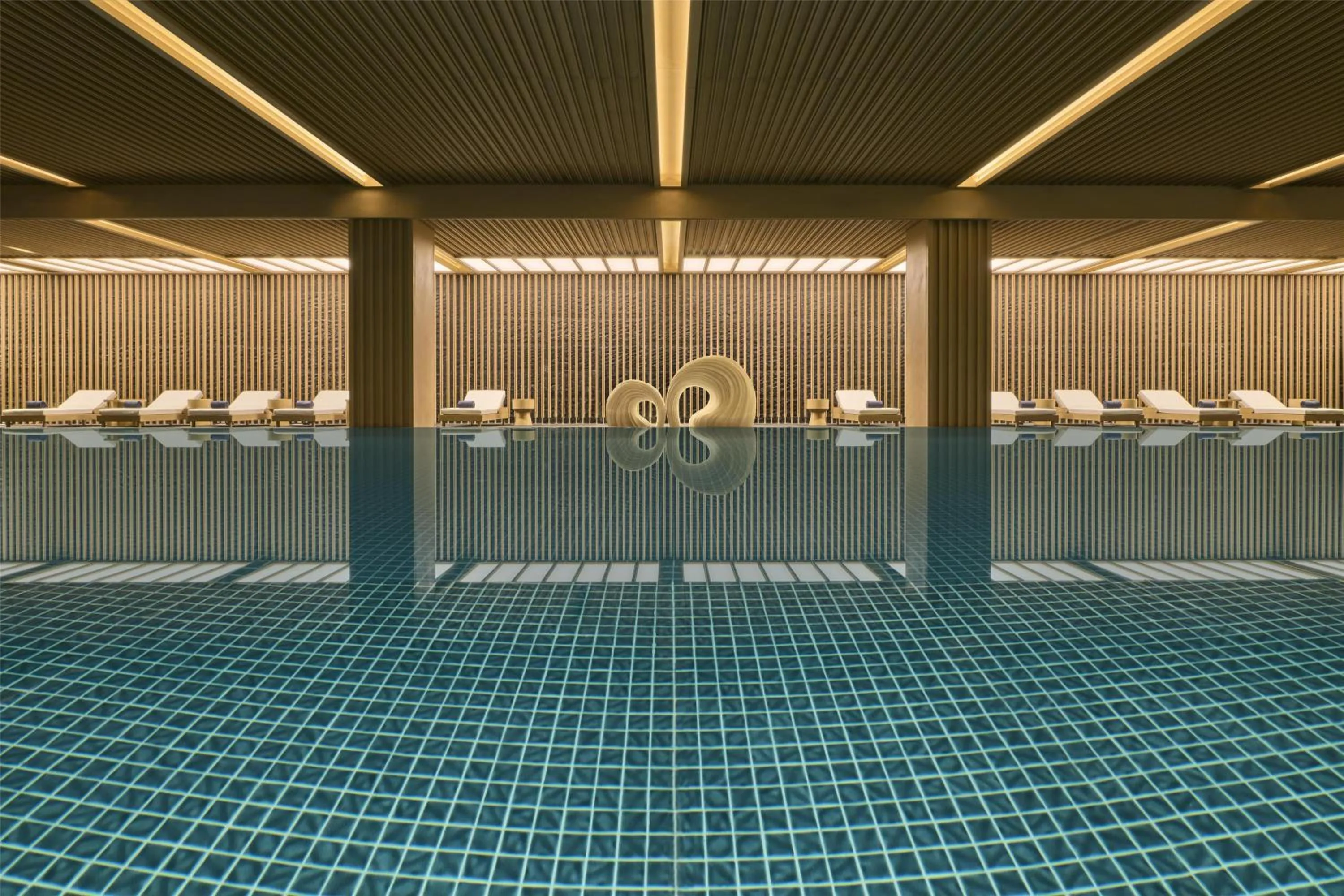 Pool view in Shu Hua Hotel Tianmu Mountain, Curio Collection By Hilton