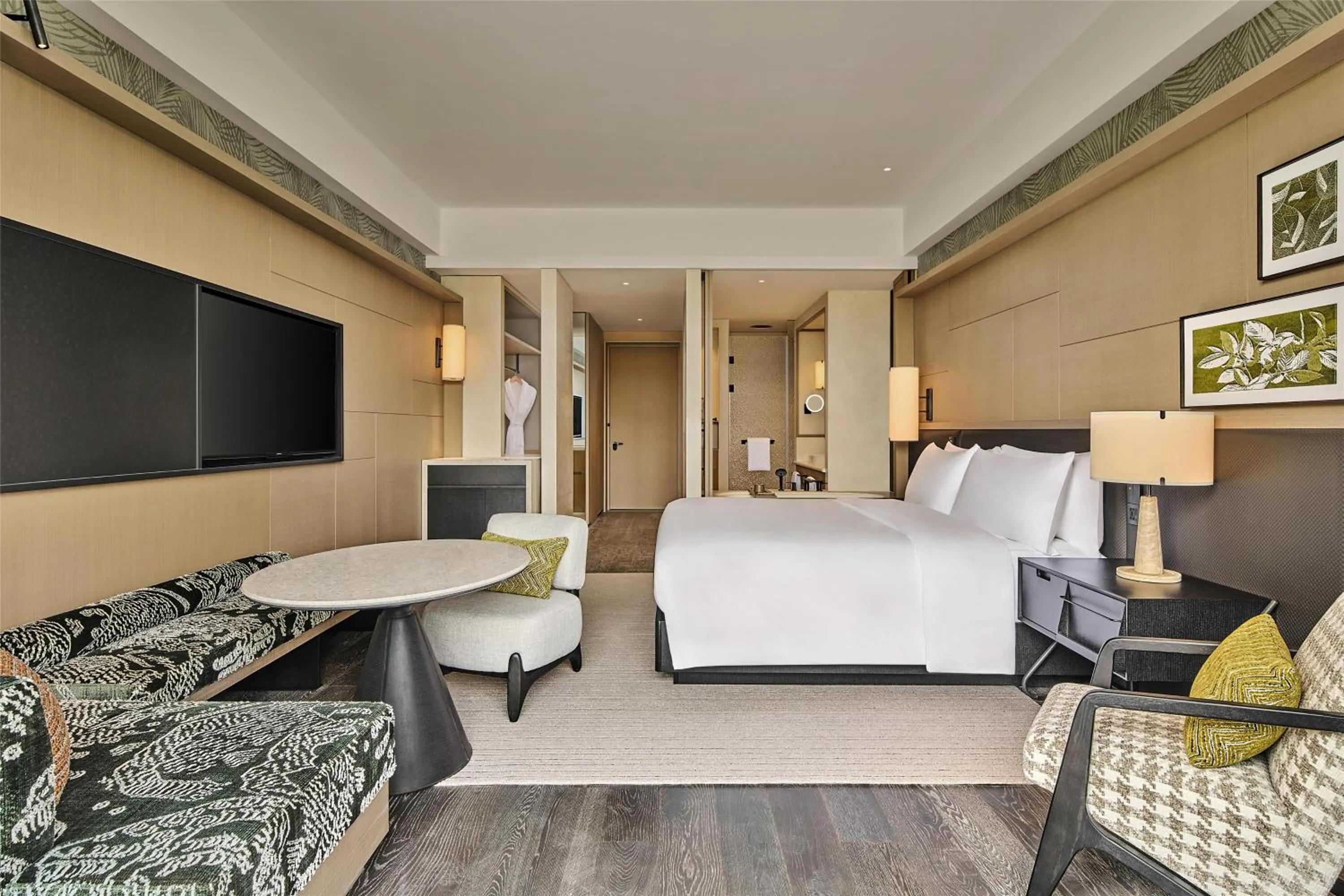 Bed in Shu Hua Hotel Tianmu Mountain, Curio Collection By Hilton