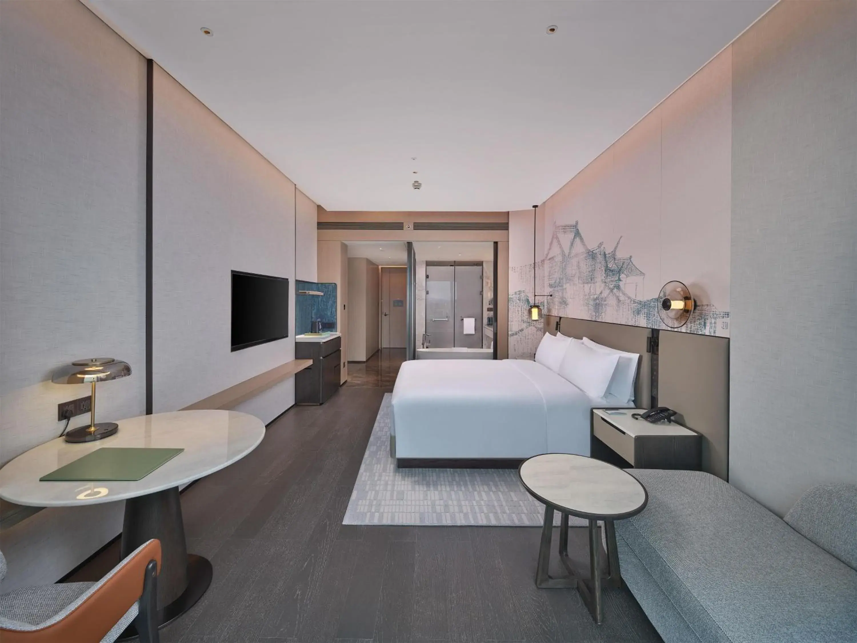 Bedroom, Bed in Hilton Huizhou Bedroom, Bed in Hilton Huizhou