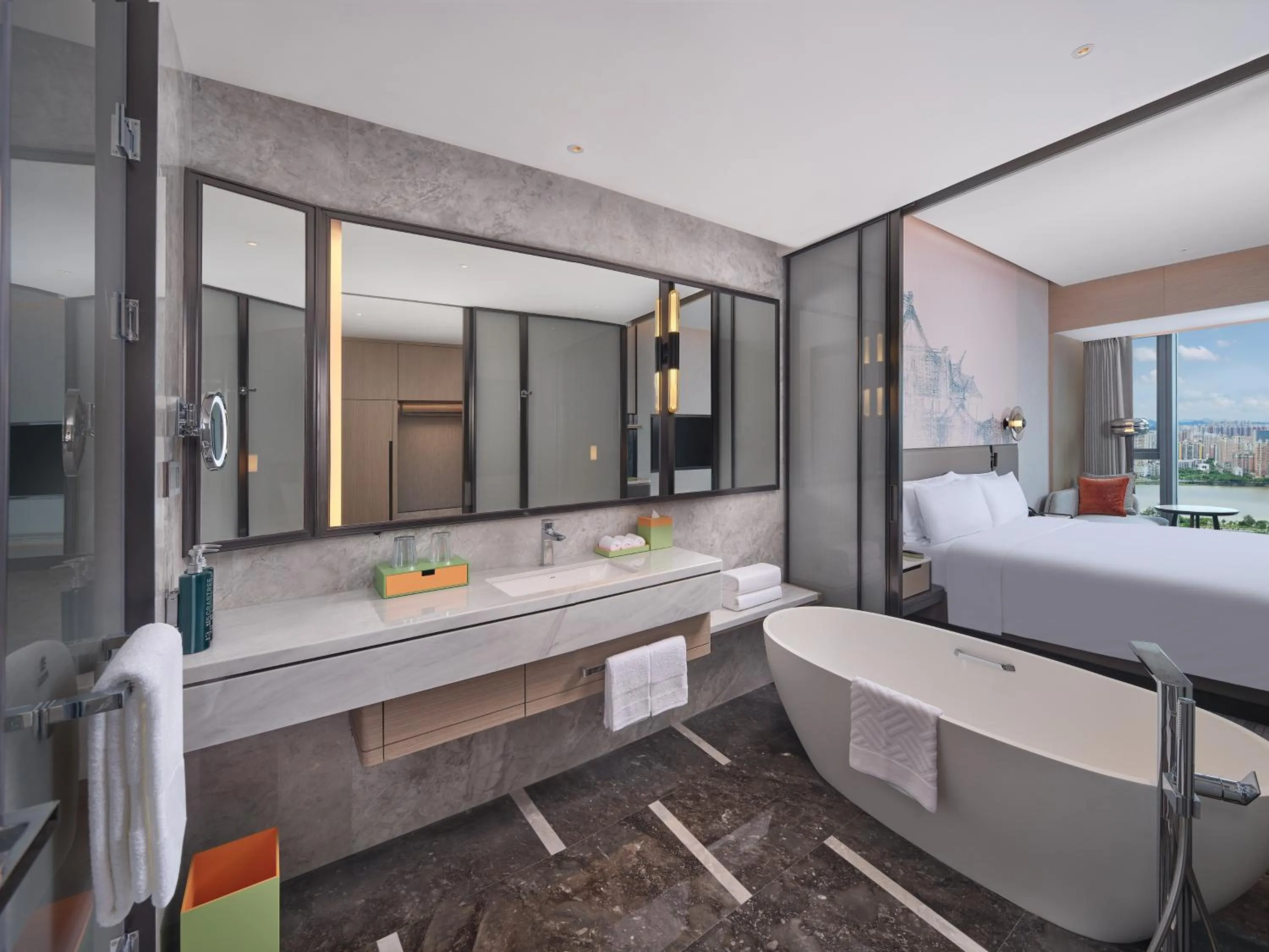 Bed in Hilton Huizhou