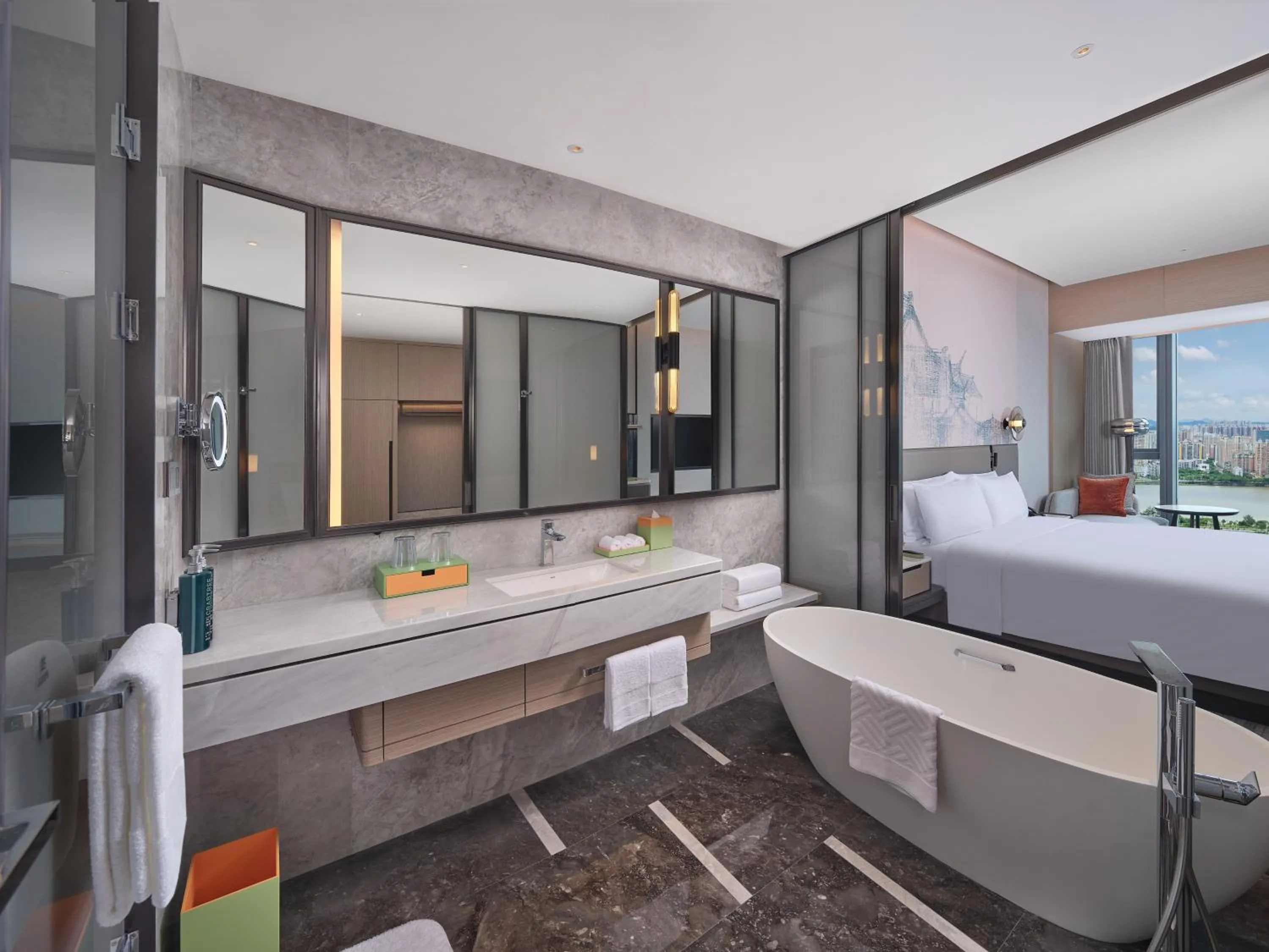 Bed in Hilton Huizhou