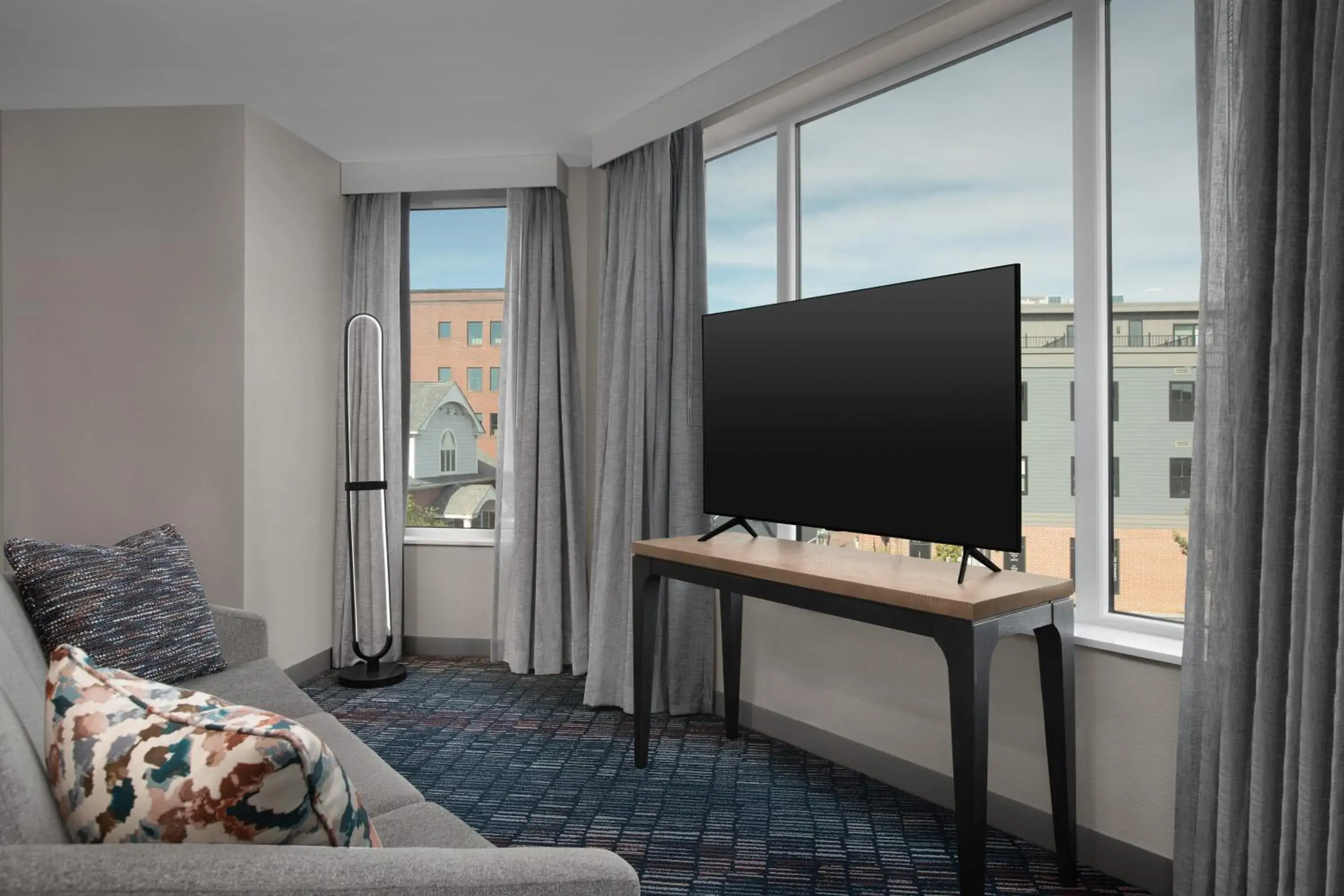 Bedroom in Homewood Suites By Hilton Portsmouth Downtown Bedroom in Homewood Suites By Hilton Portsmouth Downtown