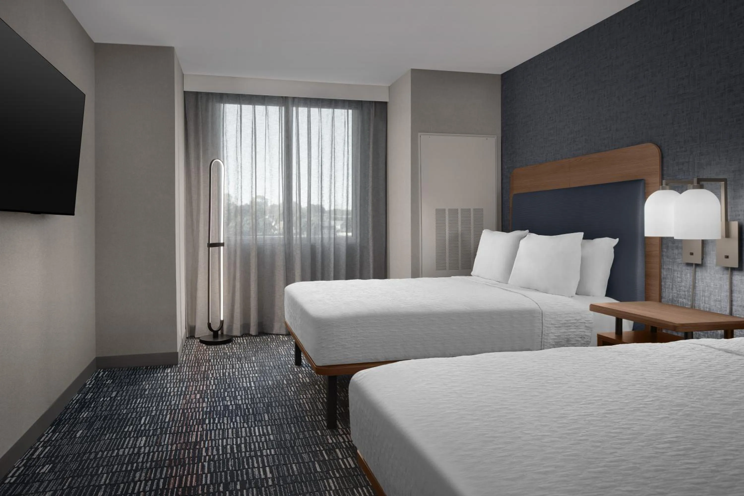 Bed in Homewood Suites By Hilton Portsmouth Downtown