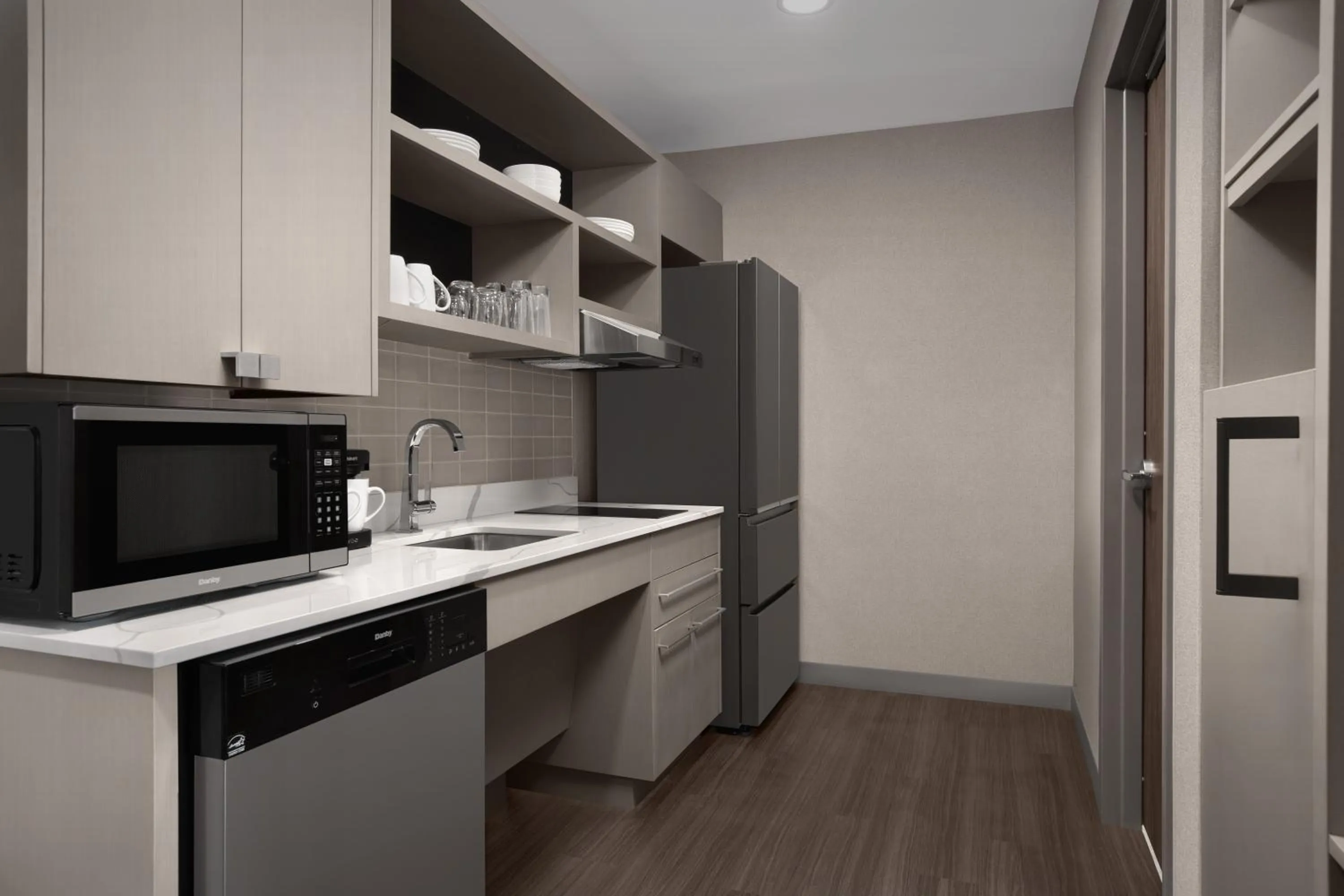 kitchen in Homewood Suites By Hilton Portsmouth Downtown