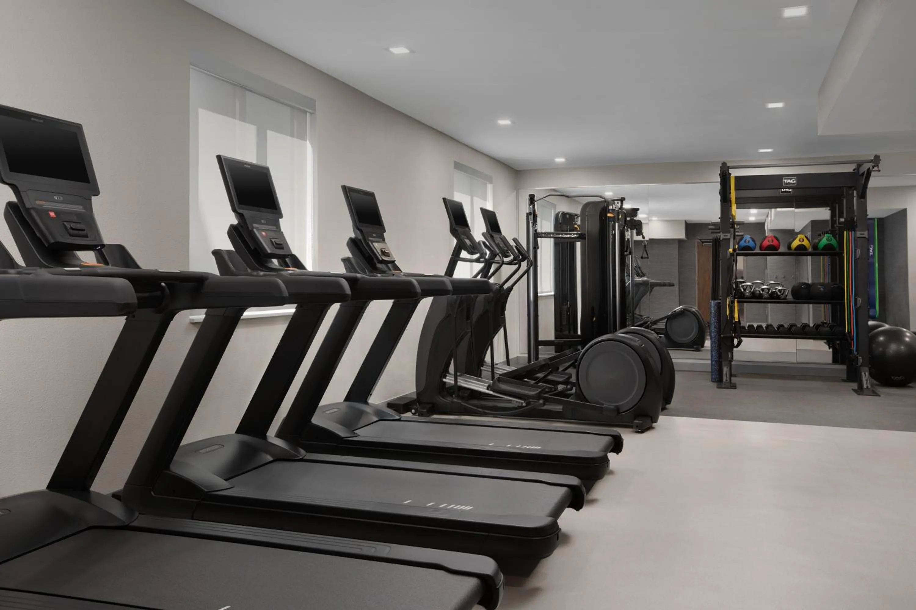 Fitness centre/facilities in Homewood Suites By Hilton Portsmouth Downtown