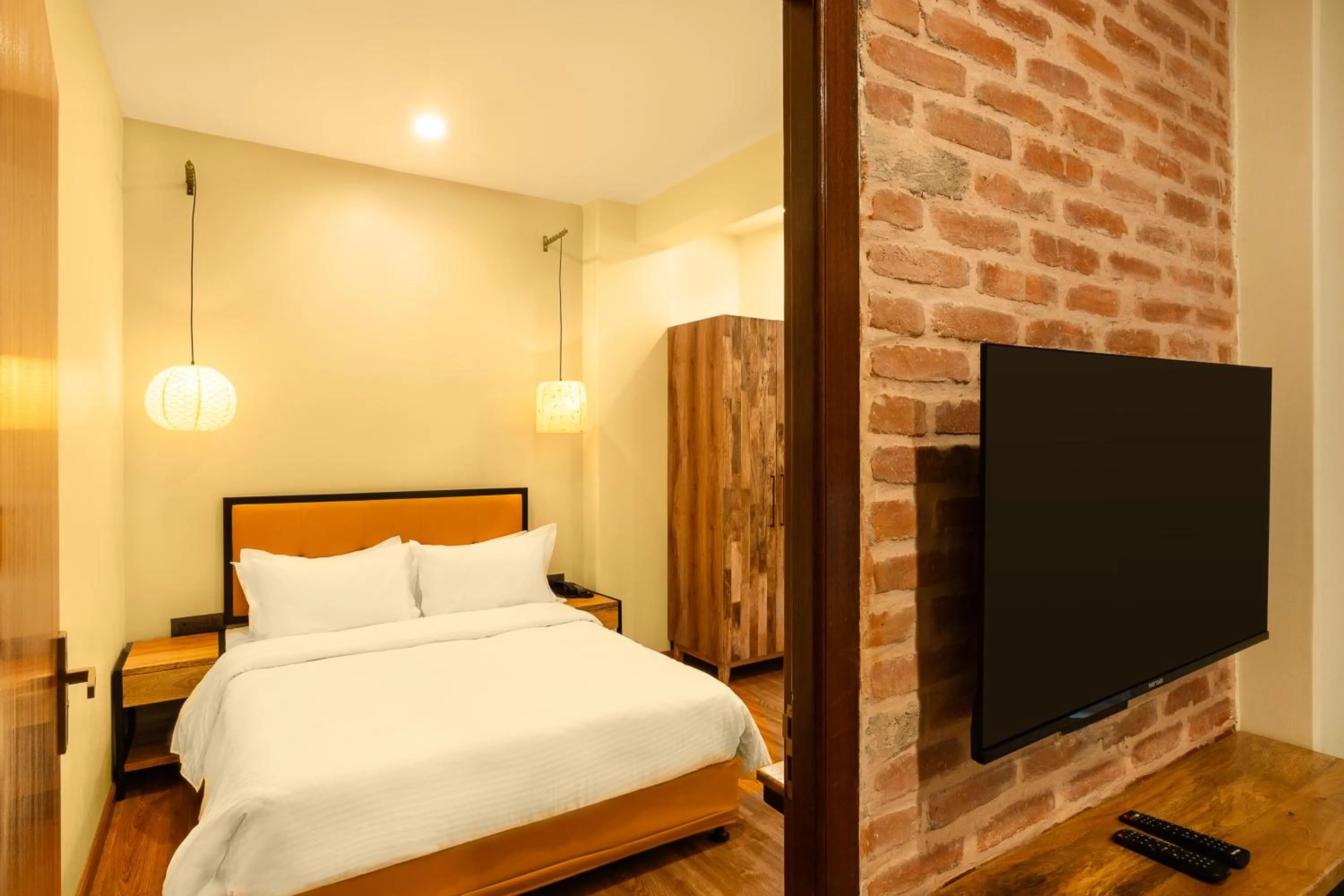 Bed in Nova Tara Hotel Kathmandu