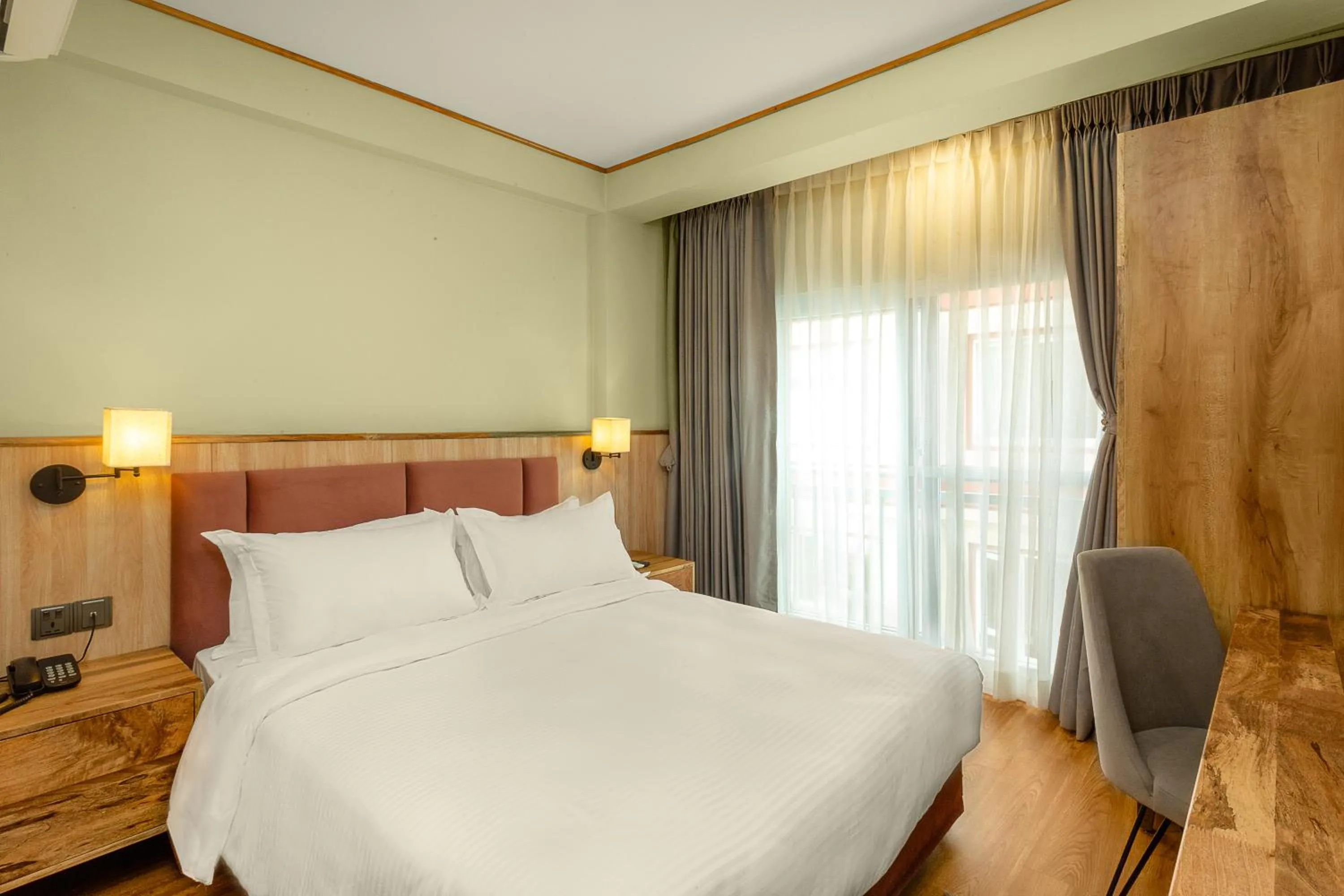 Bed in Nova Tara Hotel Kathmandu
