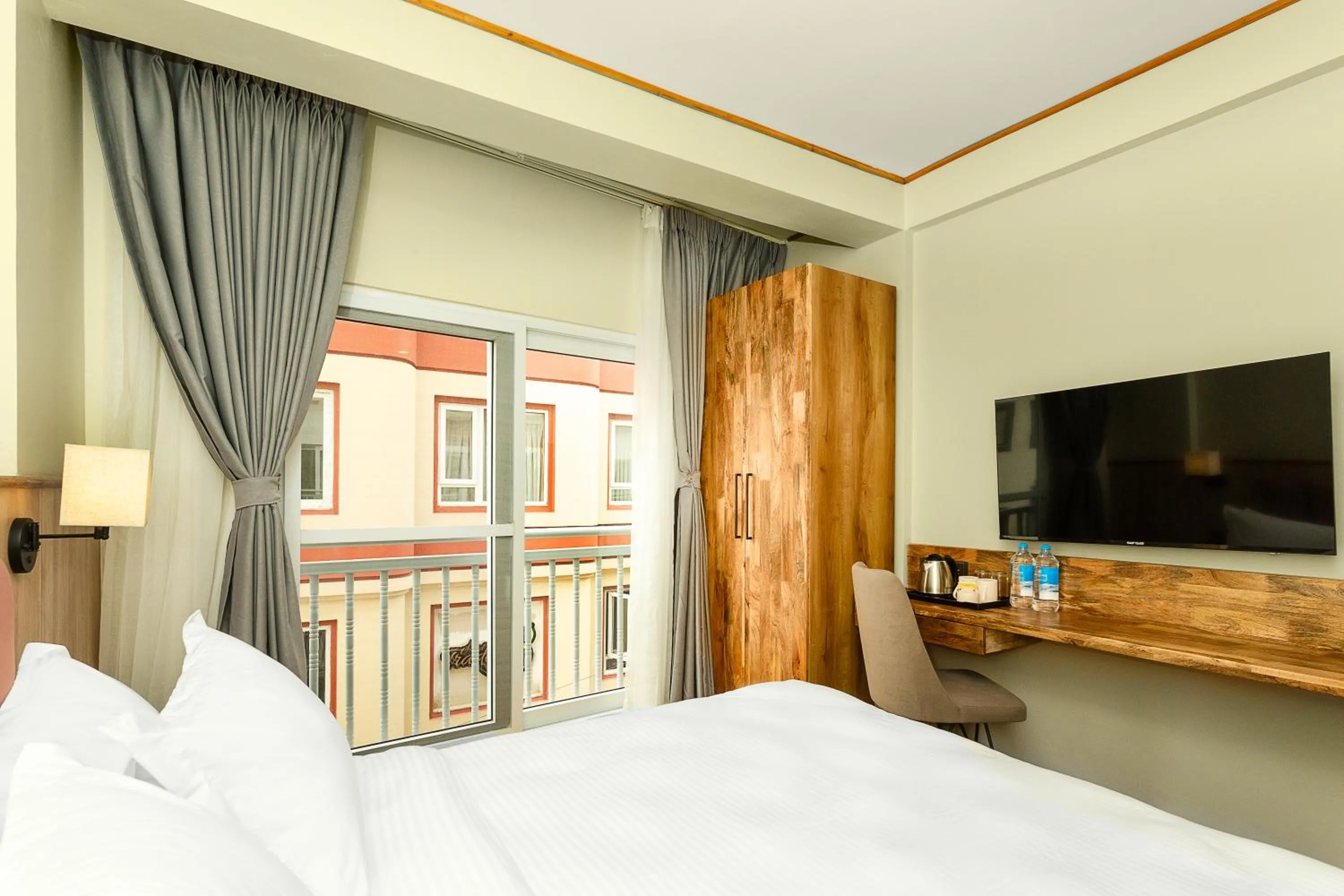 Bed in Nova Tara Hotel Kathmandu