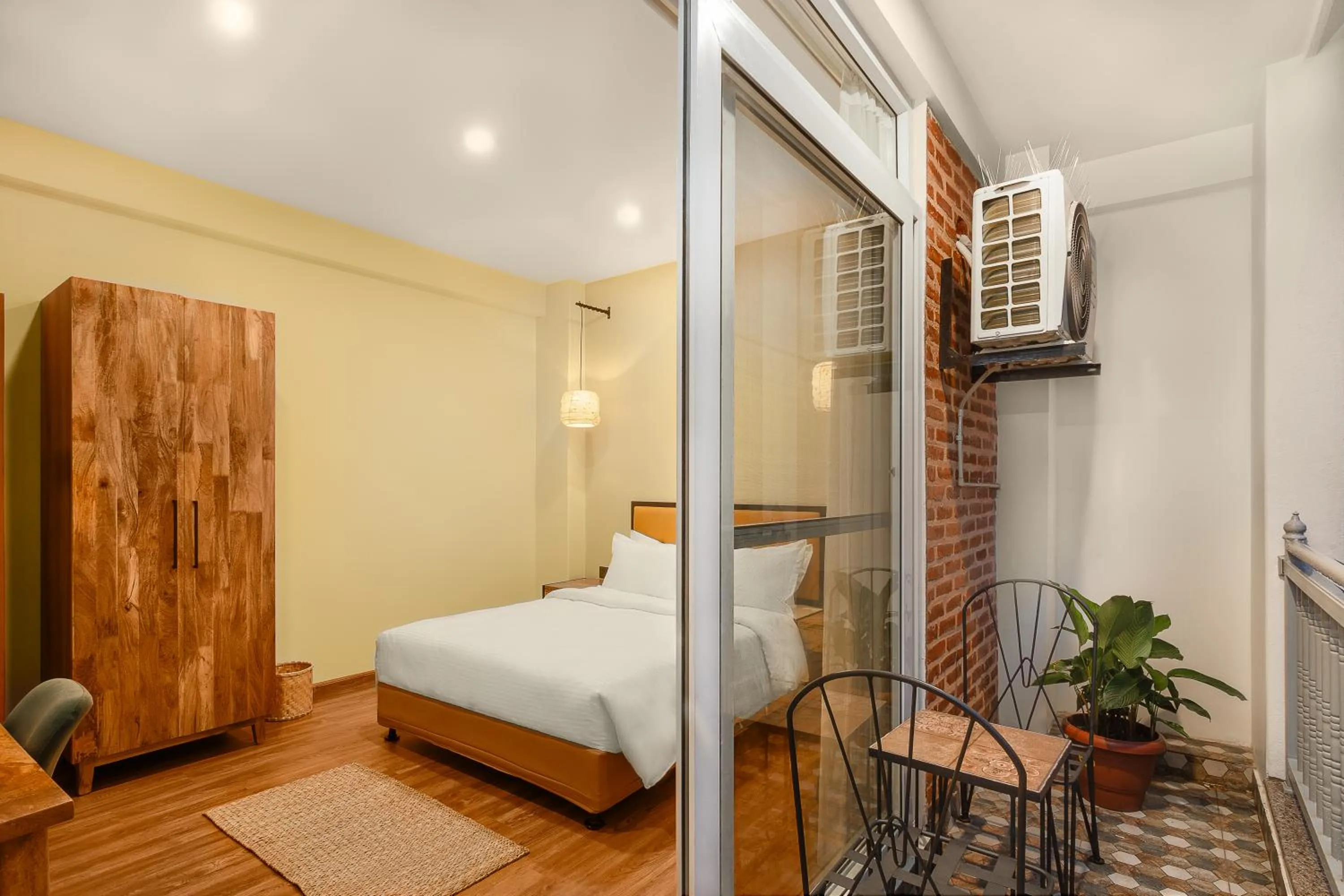 Patio, Bed in Nova Tara Hotel Kathmandu