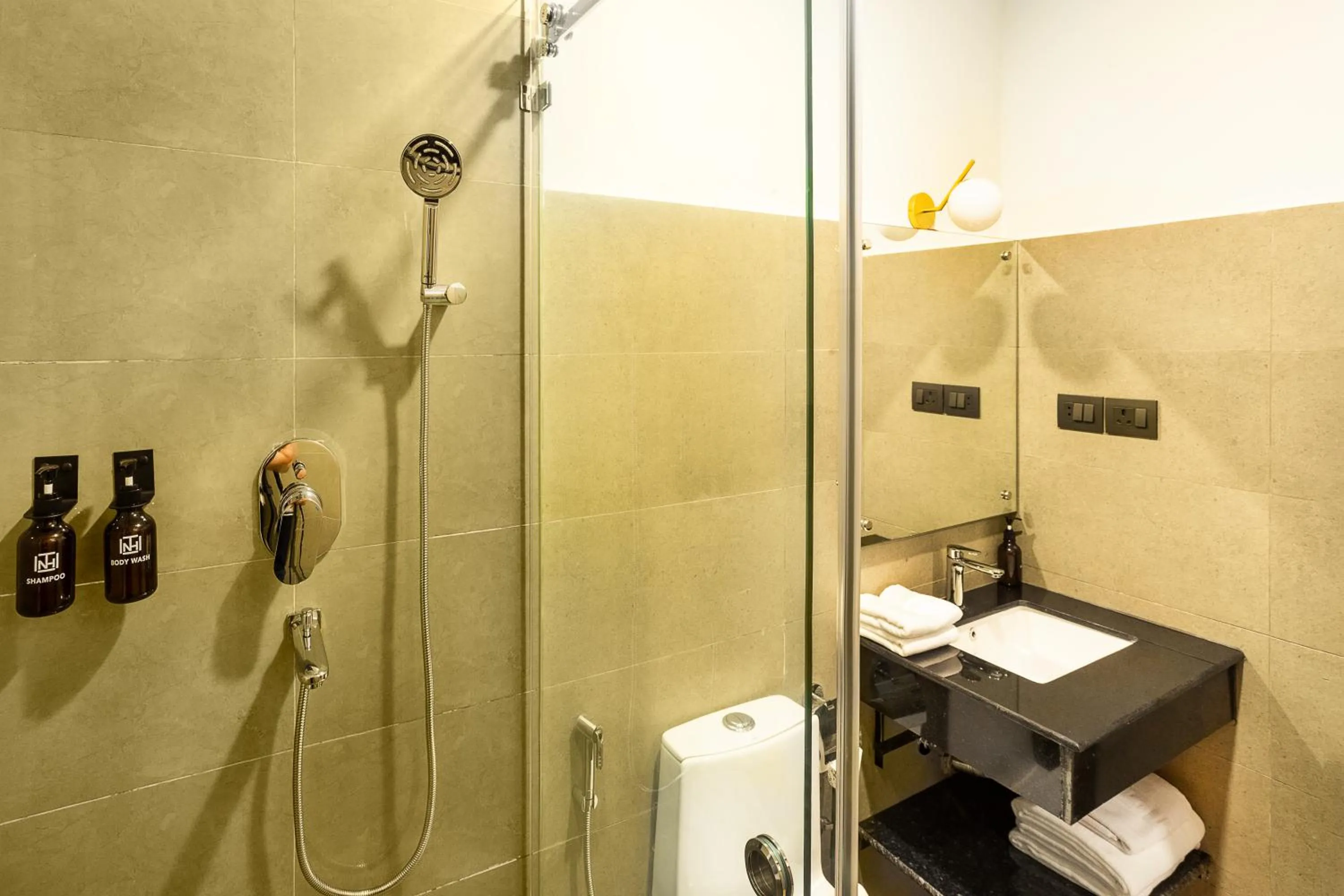 Shower in Nova Tara Hotel Kathmandu
