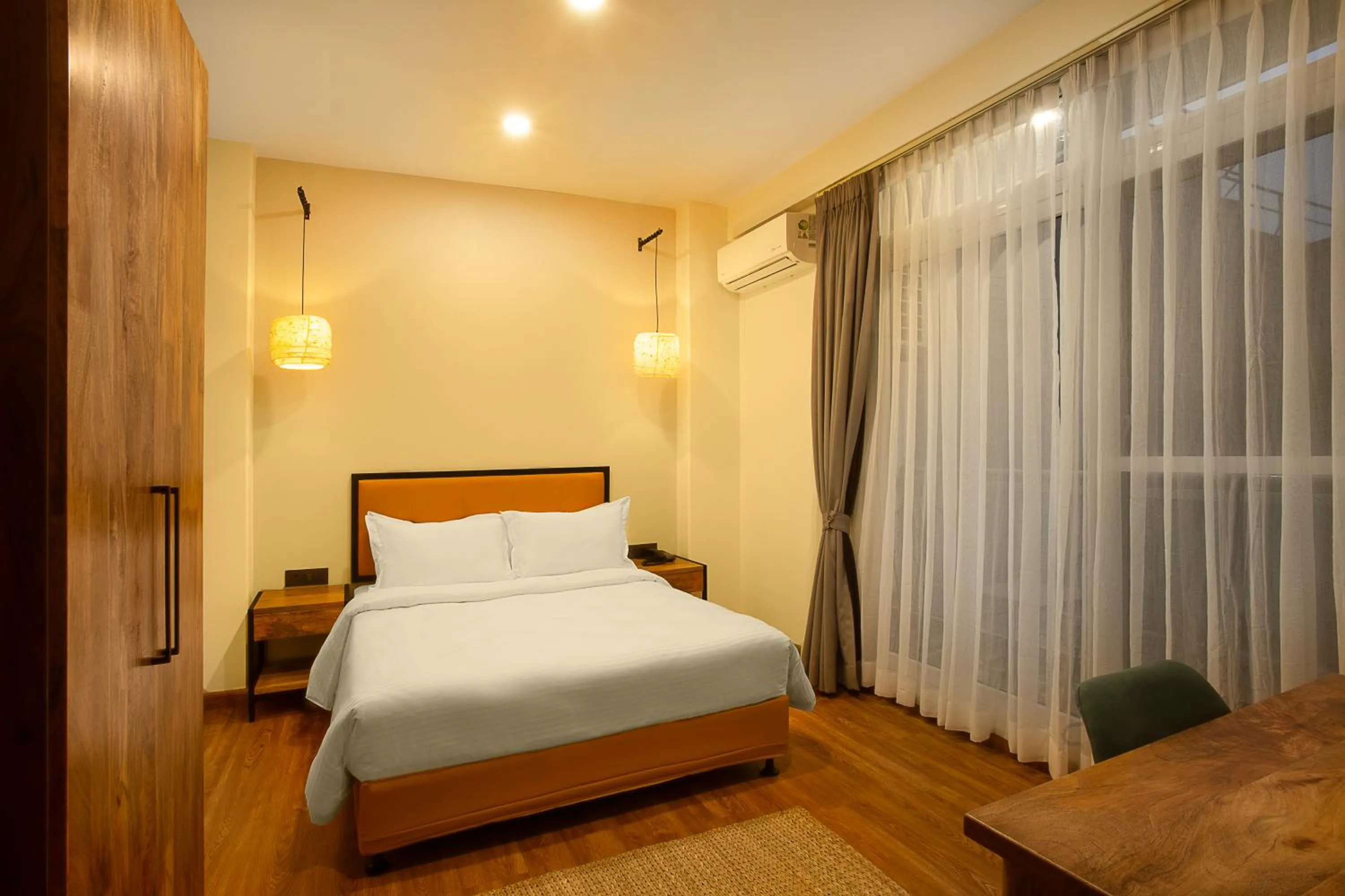 Bed in Nova Tara Hotel Kathmandu
