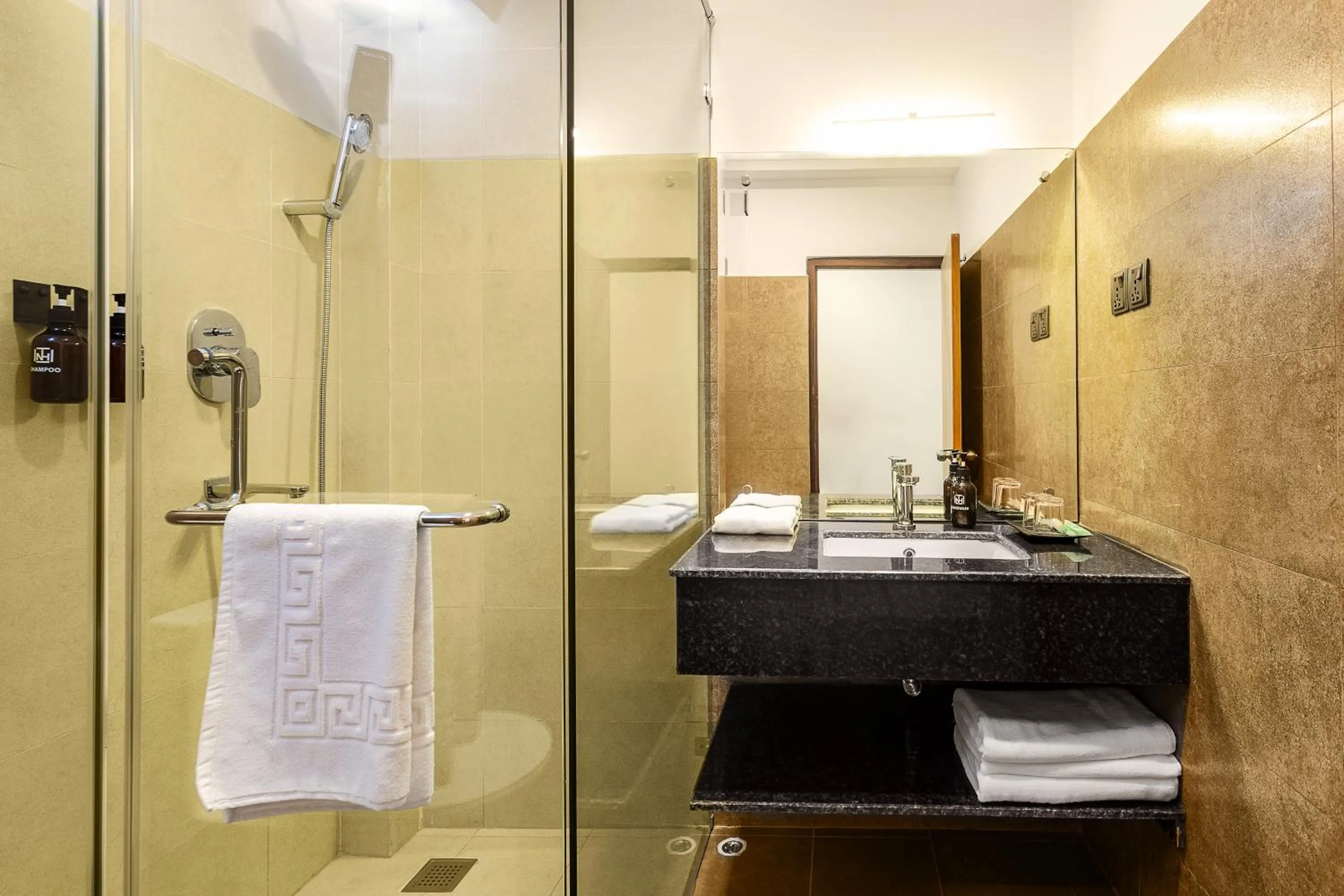 Shower in Nova Tara Hotel Kathmandu