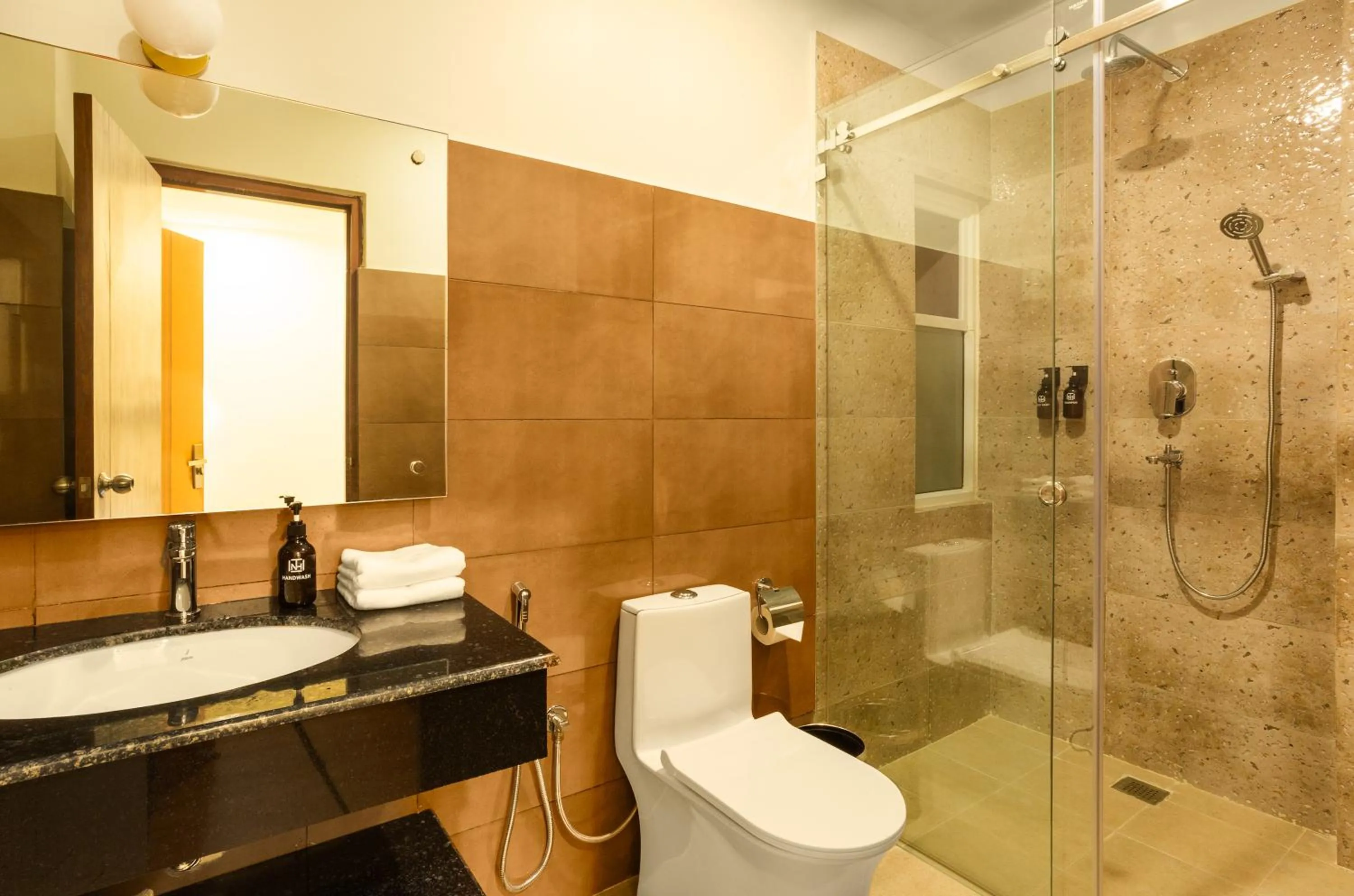 Shower in Nova Tara Hotel Kathmandu