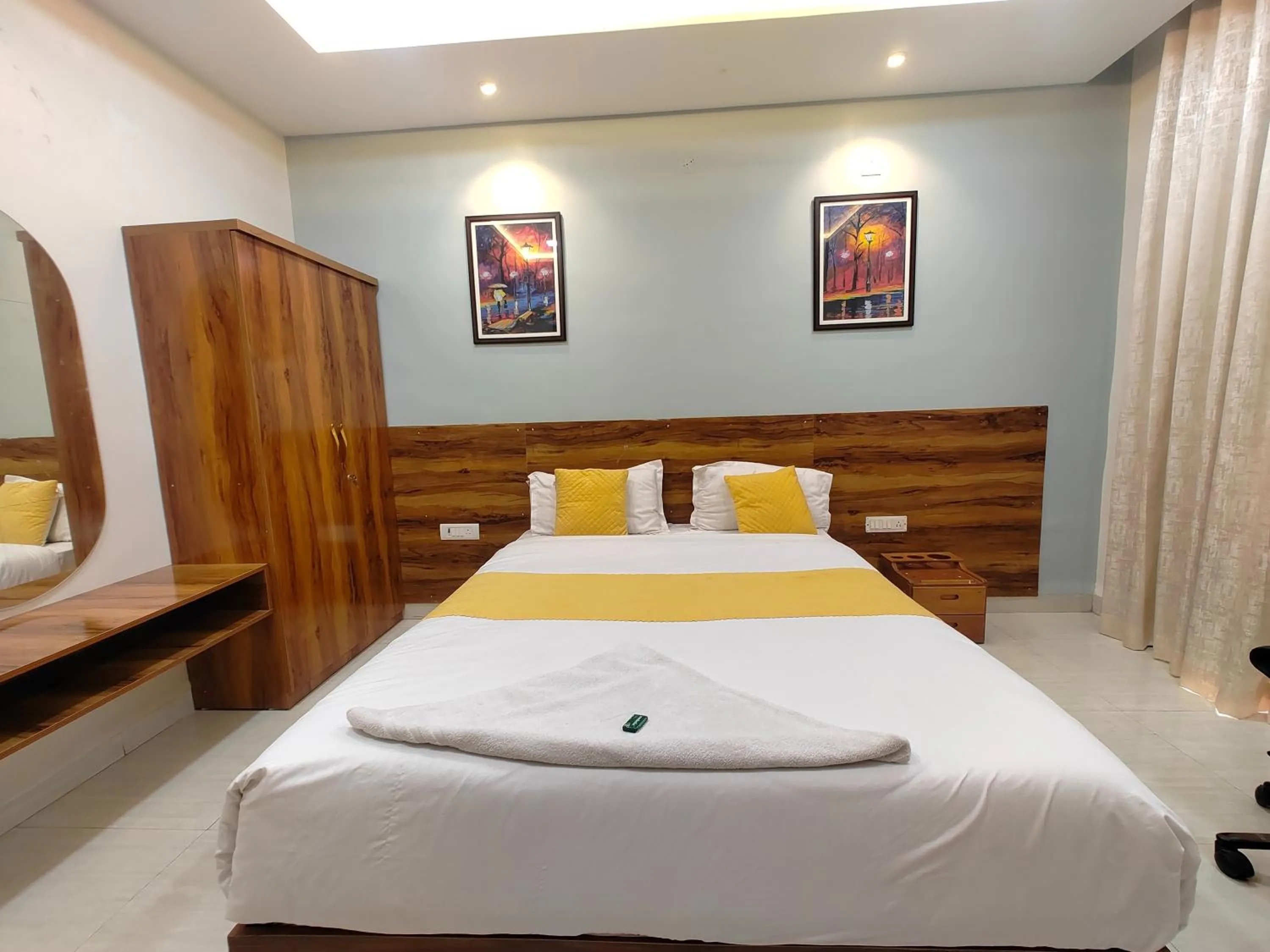 Bed in Hotel Sskar Executive