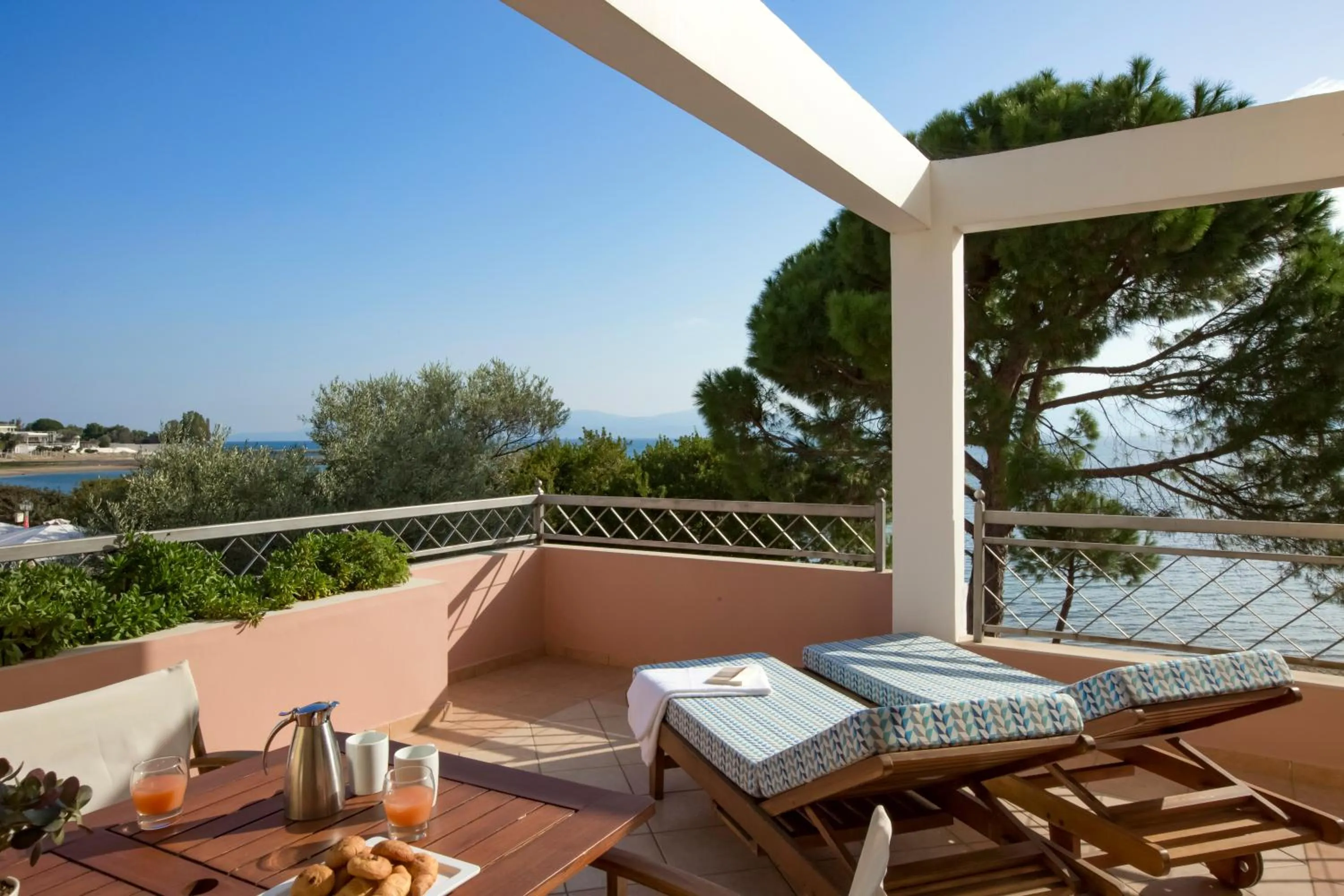 Balcony/Terrace in Negroponte Resort Eretria