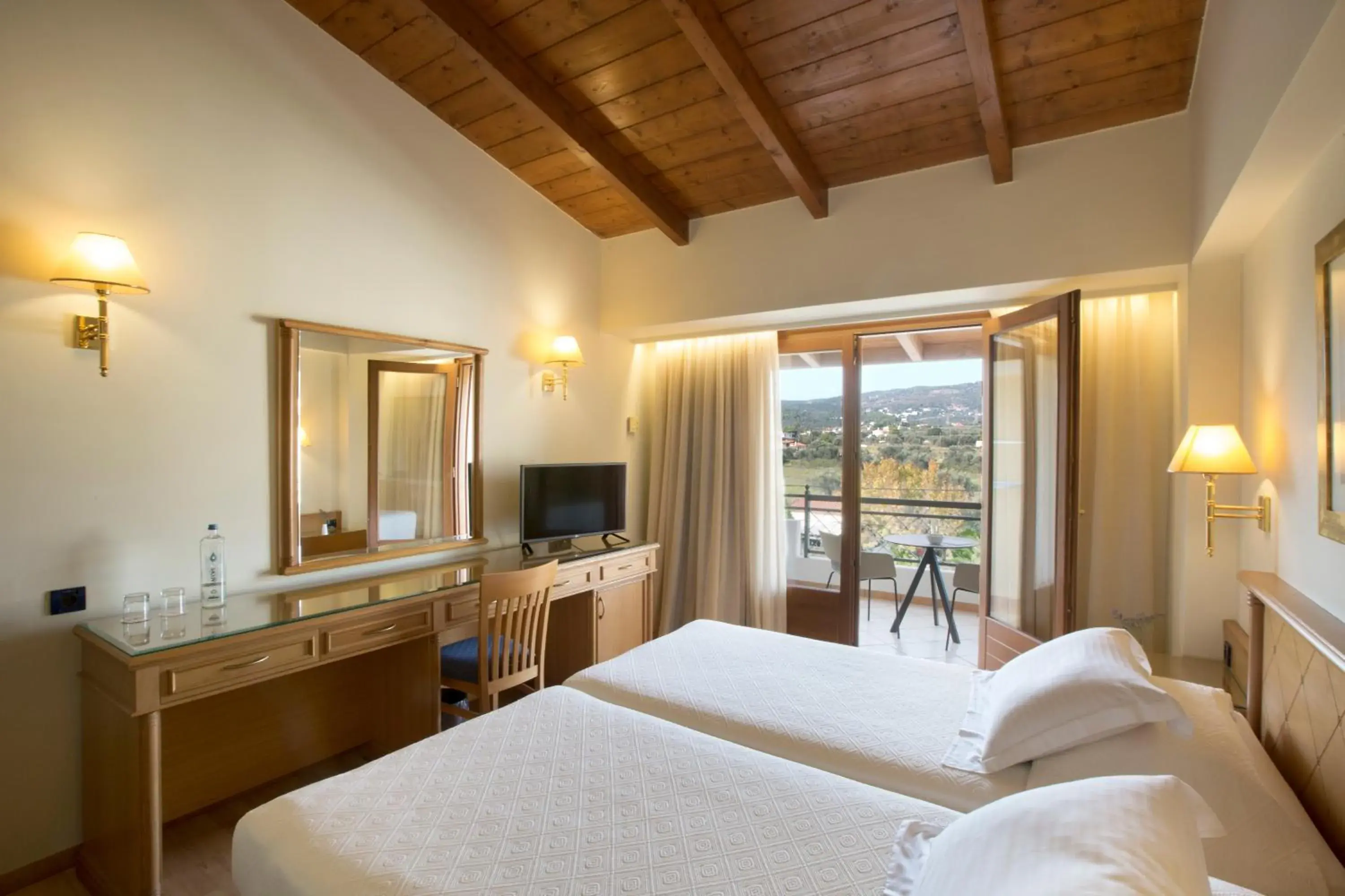 Deluxe Double Room with Mountain or Garden View - single occupancy in Negroponte Resort Eretria Deluxe Double Room with Mountain or Garden View - single occupancy in Negroponte Resort Eretria